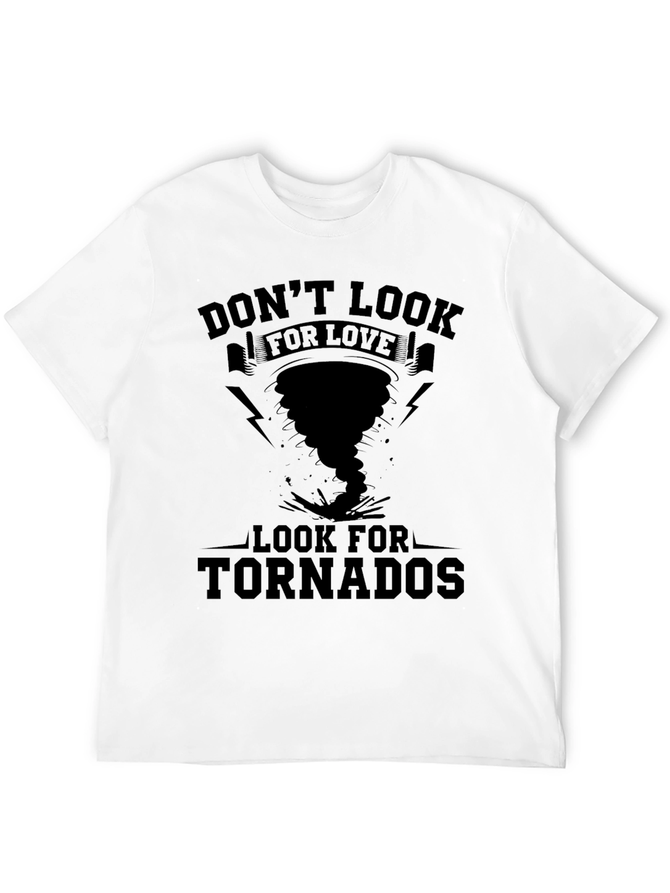 Black Don't Look for Love Tornado T-Shirt view 12