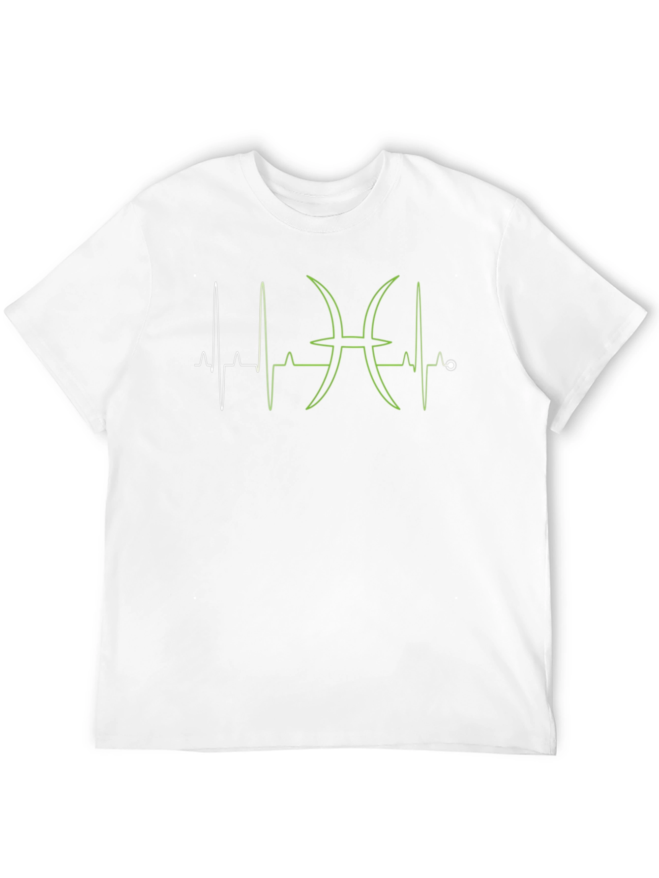 Black Pisces Heartbeat T-Shirt view 12