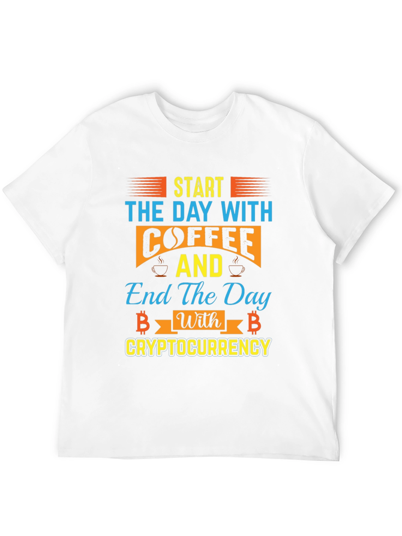 Black Coffee & Crypto T-Shirt - Start & End Your Day Right! view 12