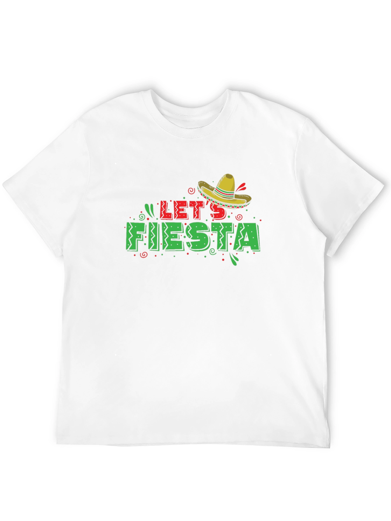 Black Let's Fiesta Graphic T-Shirt - Black view 12