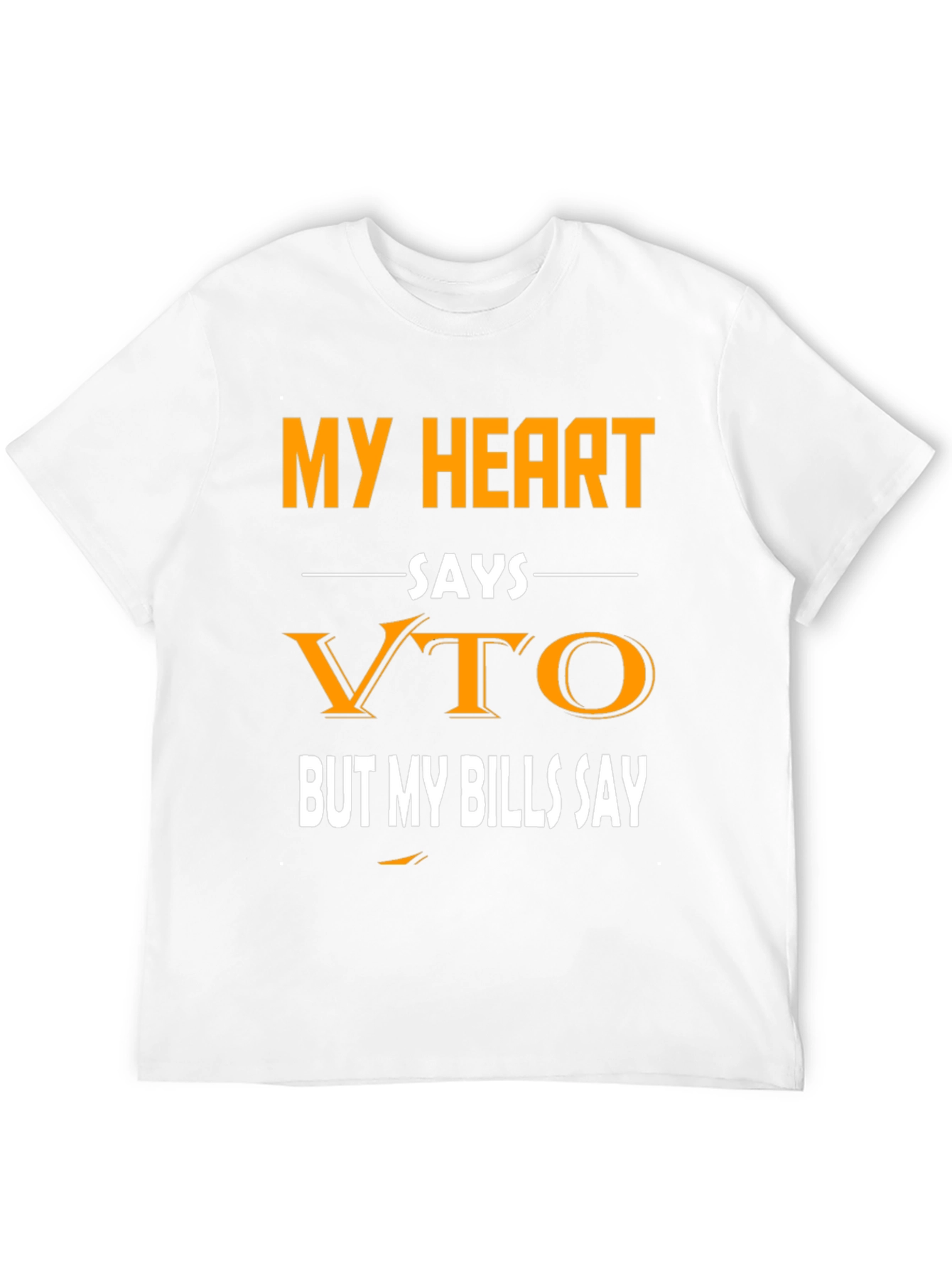 Black Funny VTO Shirt - My Heart Says VTO T-Shirt view 12