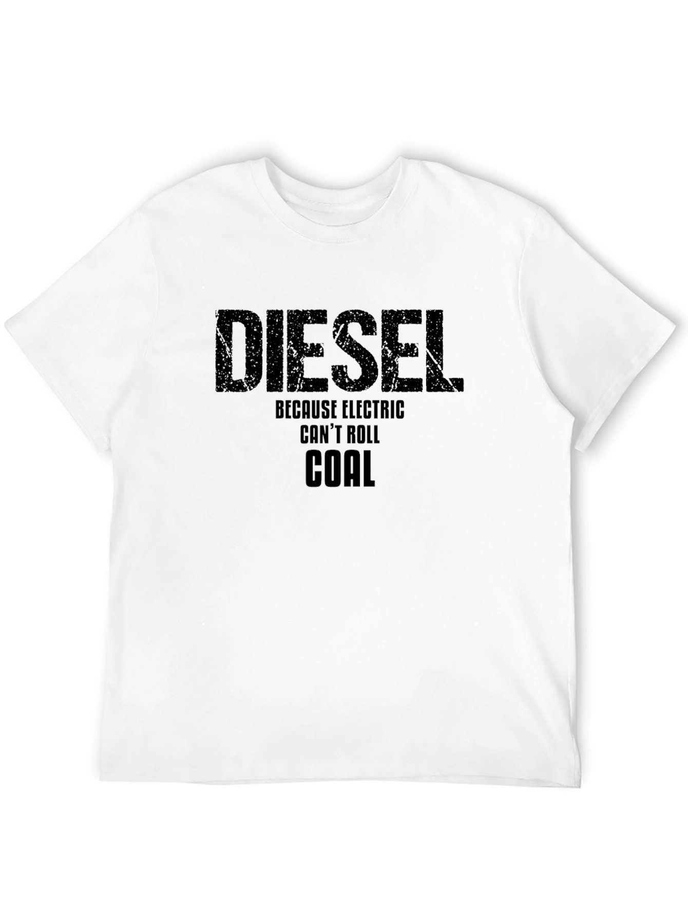 Black Diesel Because Electric Can't Roll Coal T-Shirt view 12