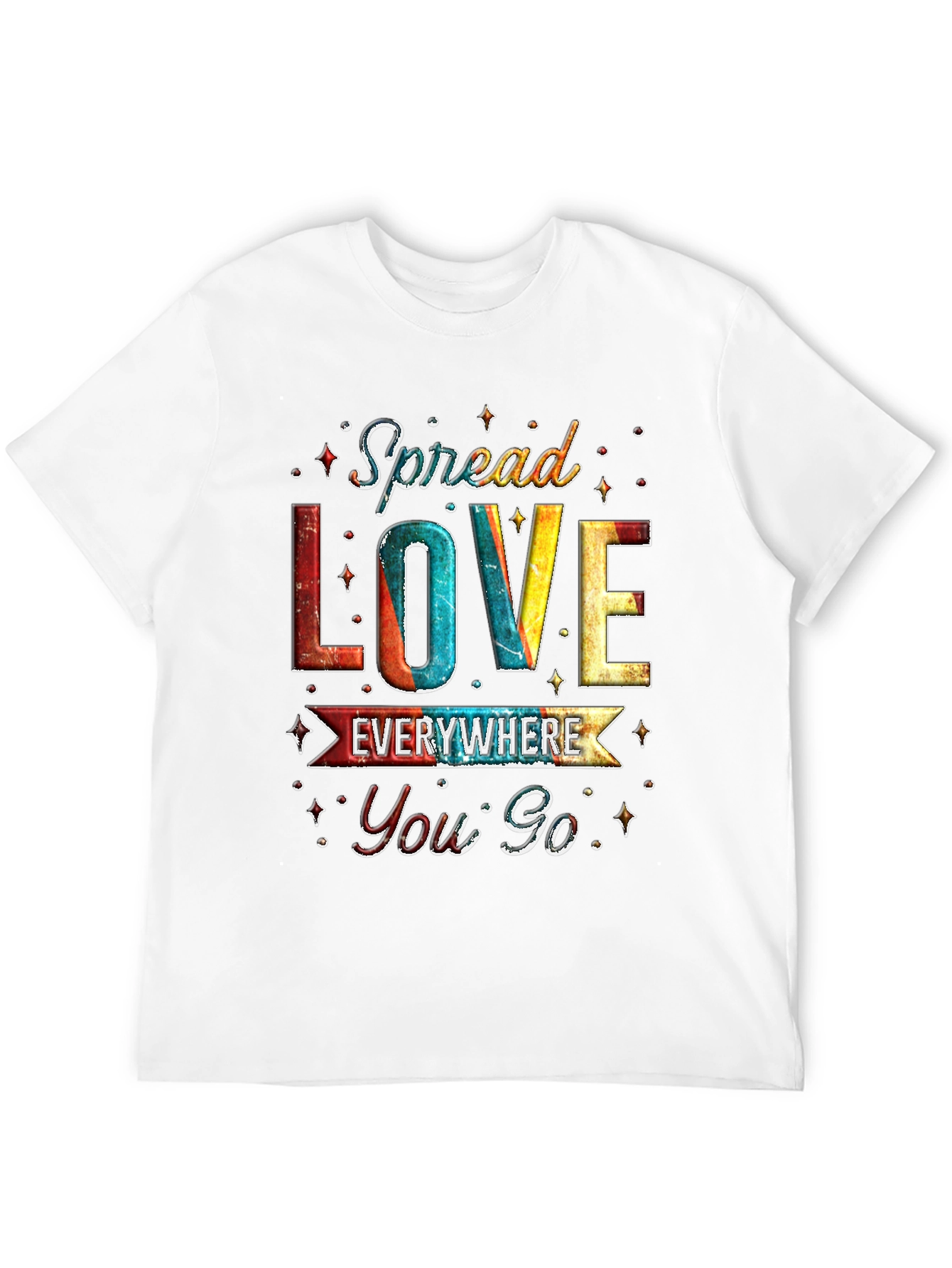 Black Spread Love Everywhere Graphic Tee view 12