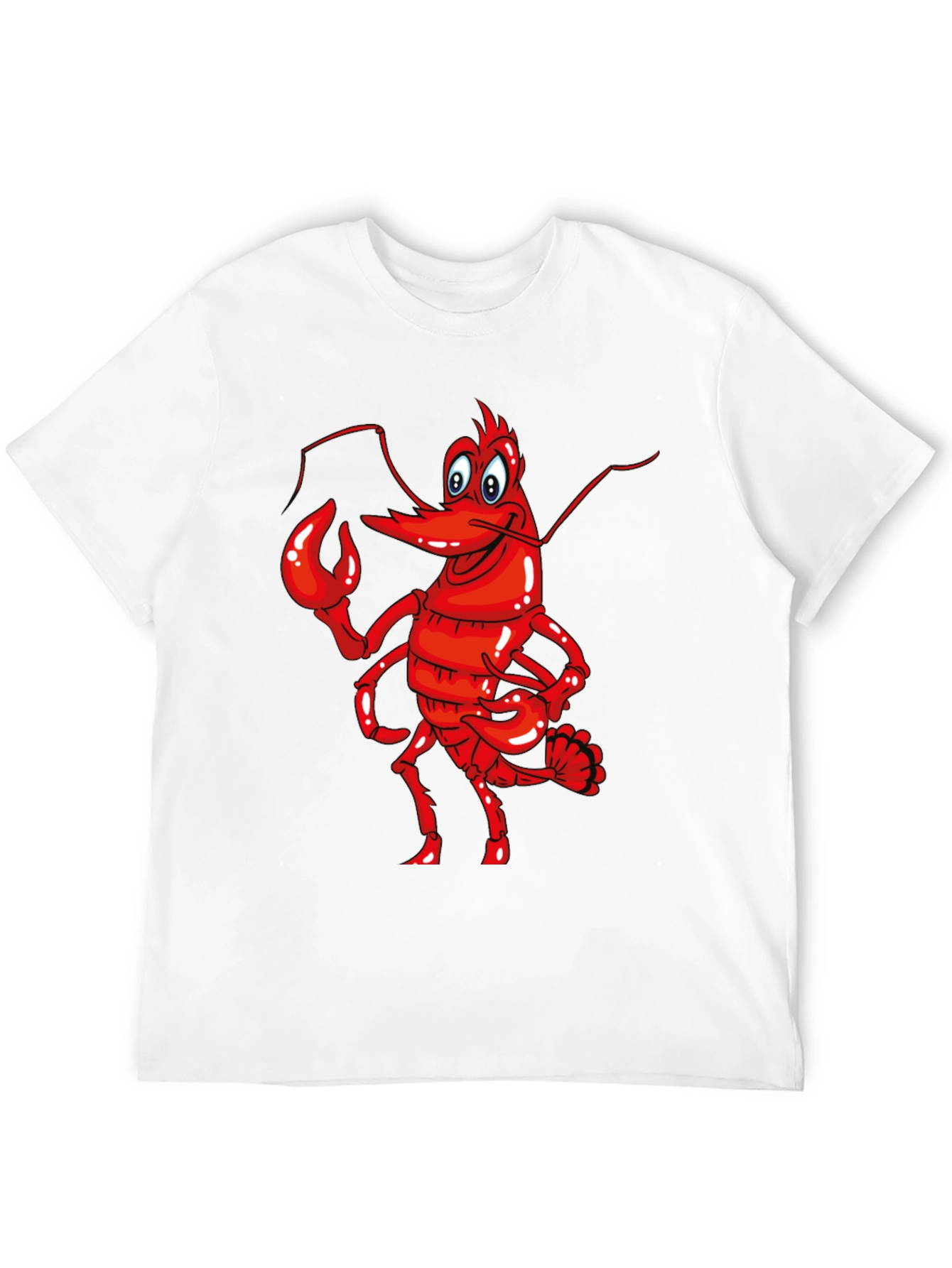 Black Funny Lobster Graphic Tee - Soft Cotton Blend Shirt view 12