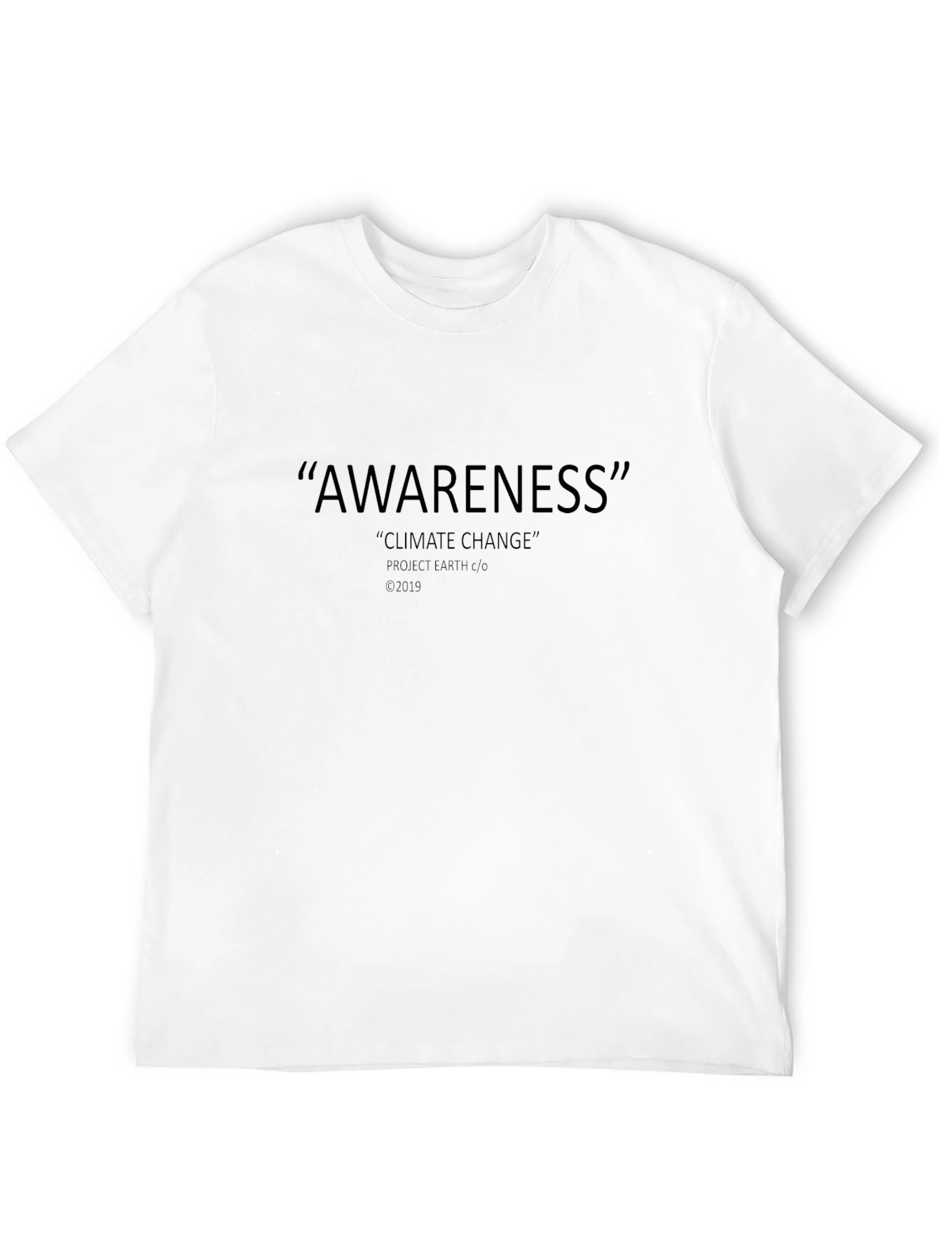 Black Climate Change Awareness T-Shirt - Project Earth view 12