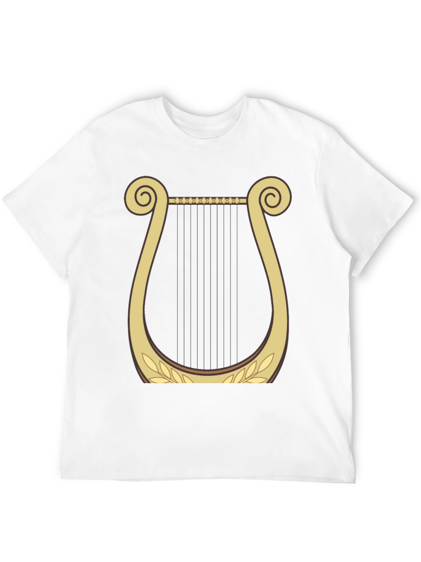 Black Lyre Graphic Tee - Black Cotton Comfort view 12