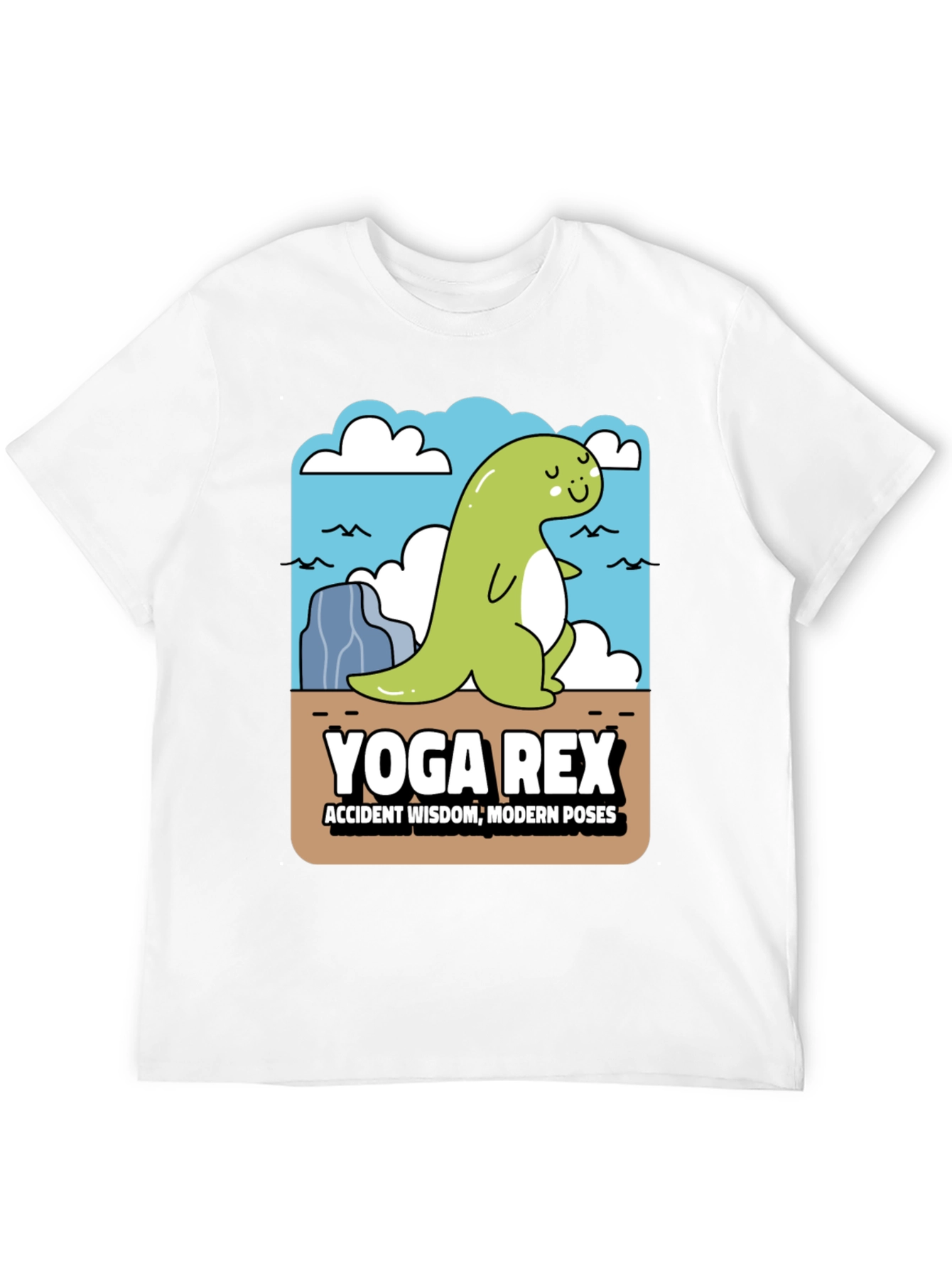 Black Yoga Rex Graphic T-Shirt view 12