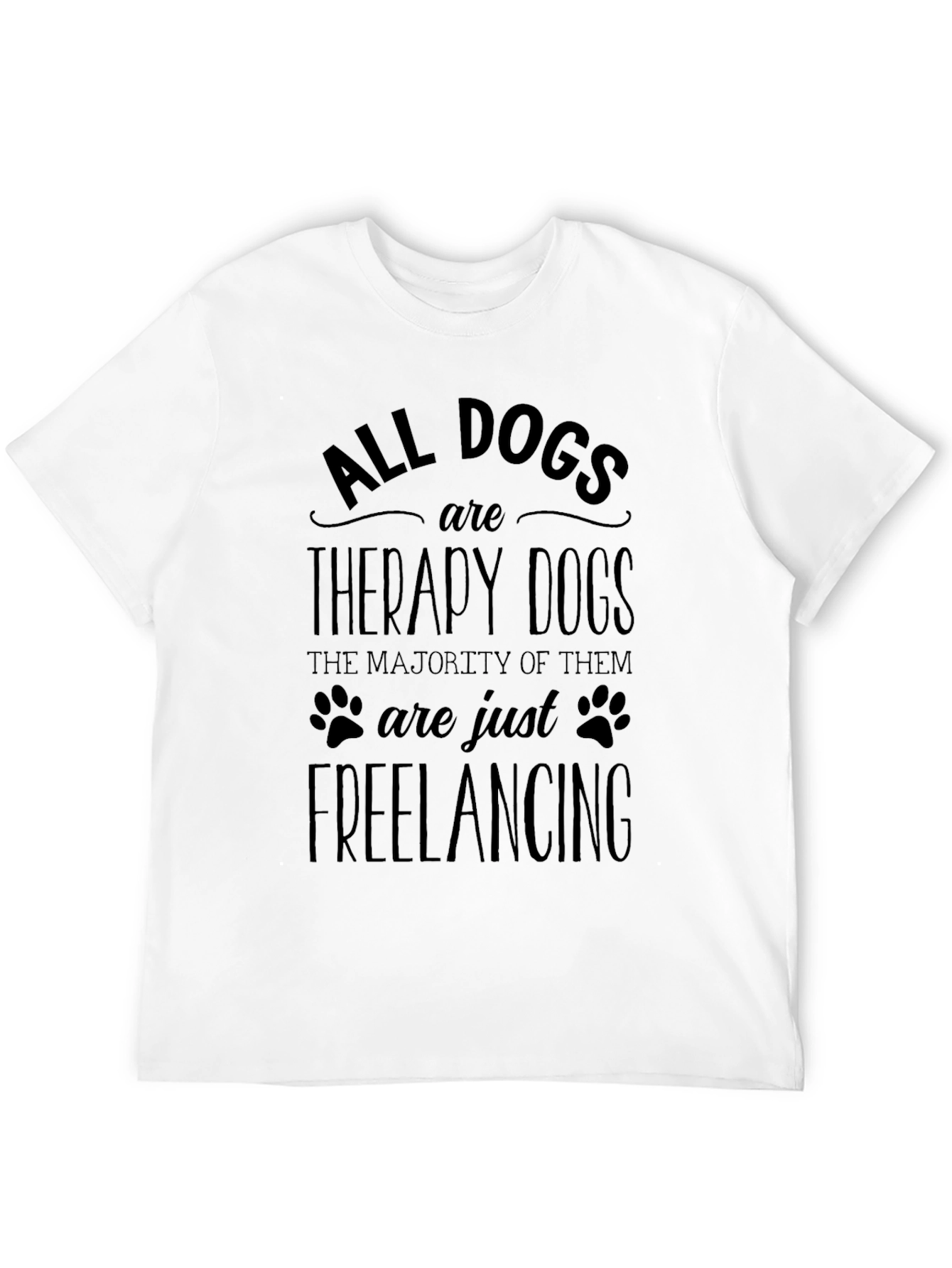All Dogs are Therapy Dogs Graphic Tee - 12