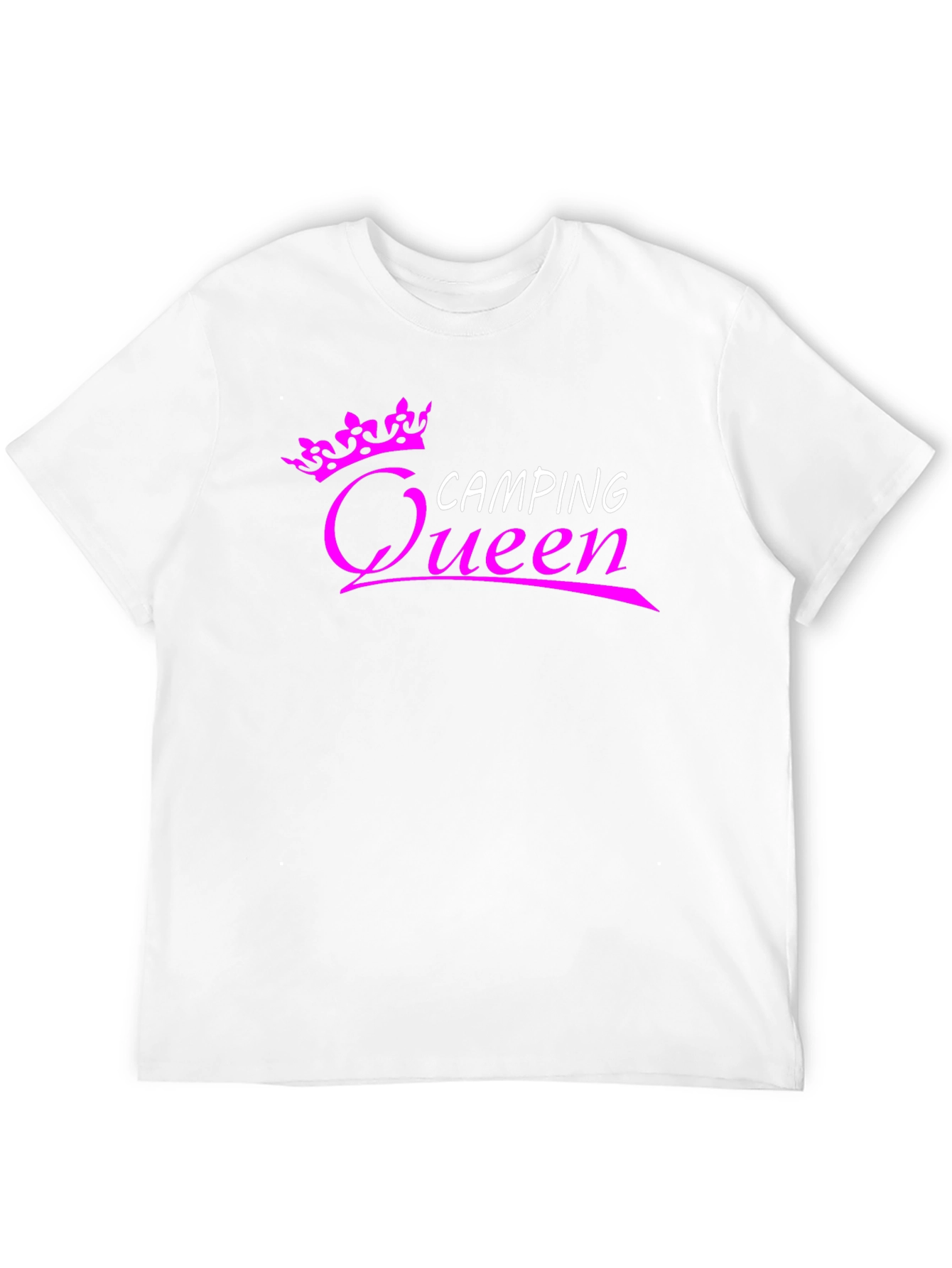Black Camping Queen Graphic Tee - Black view 12