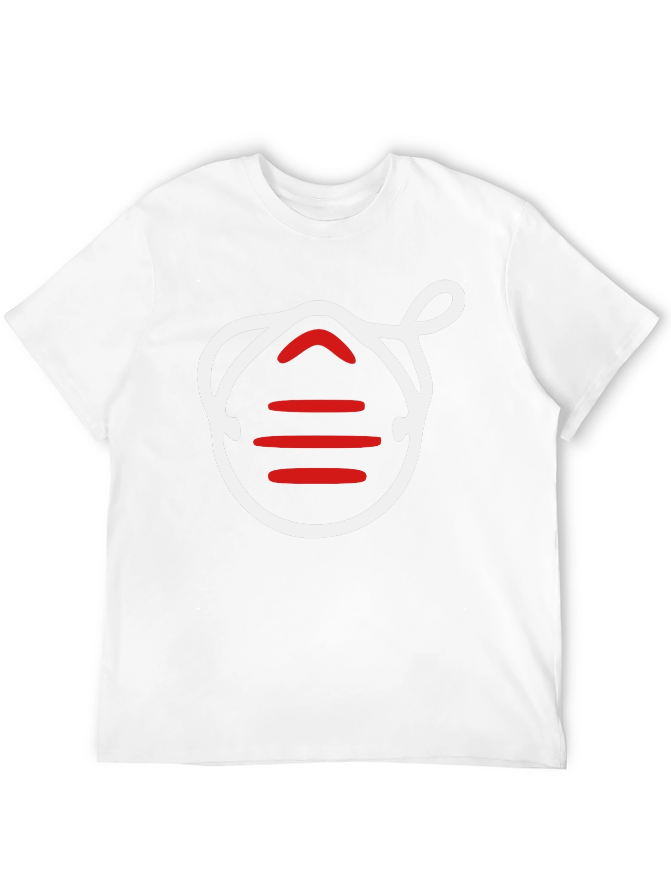 Black Graphic Tee: Mask Life Black T-Shirt view 12