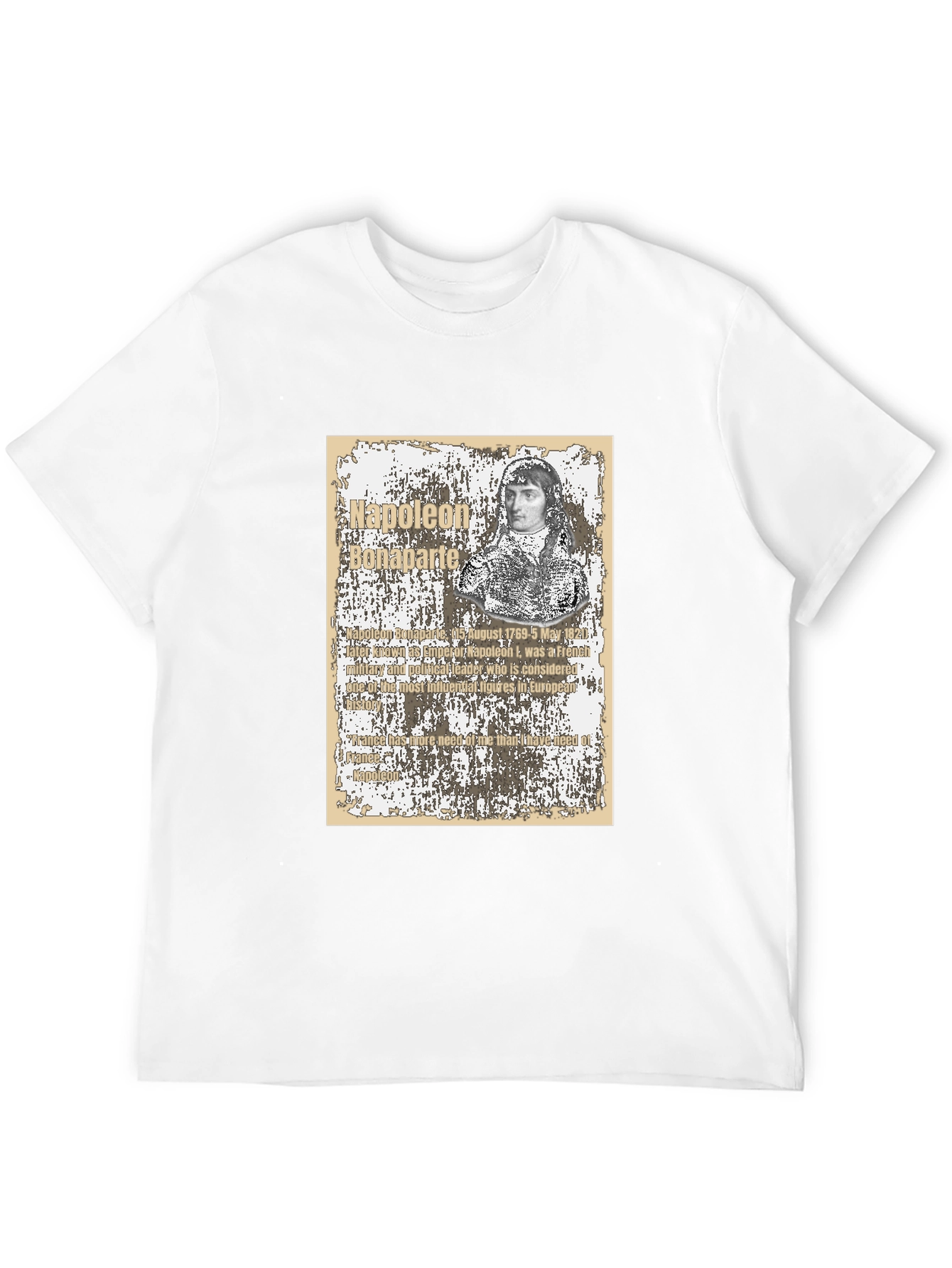Black Napoleon Bonaparte Graphic T-Shirt  view 12