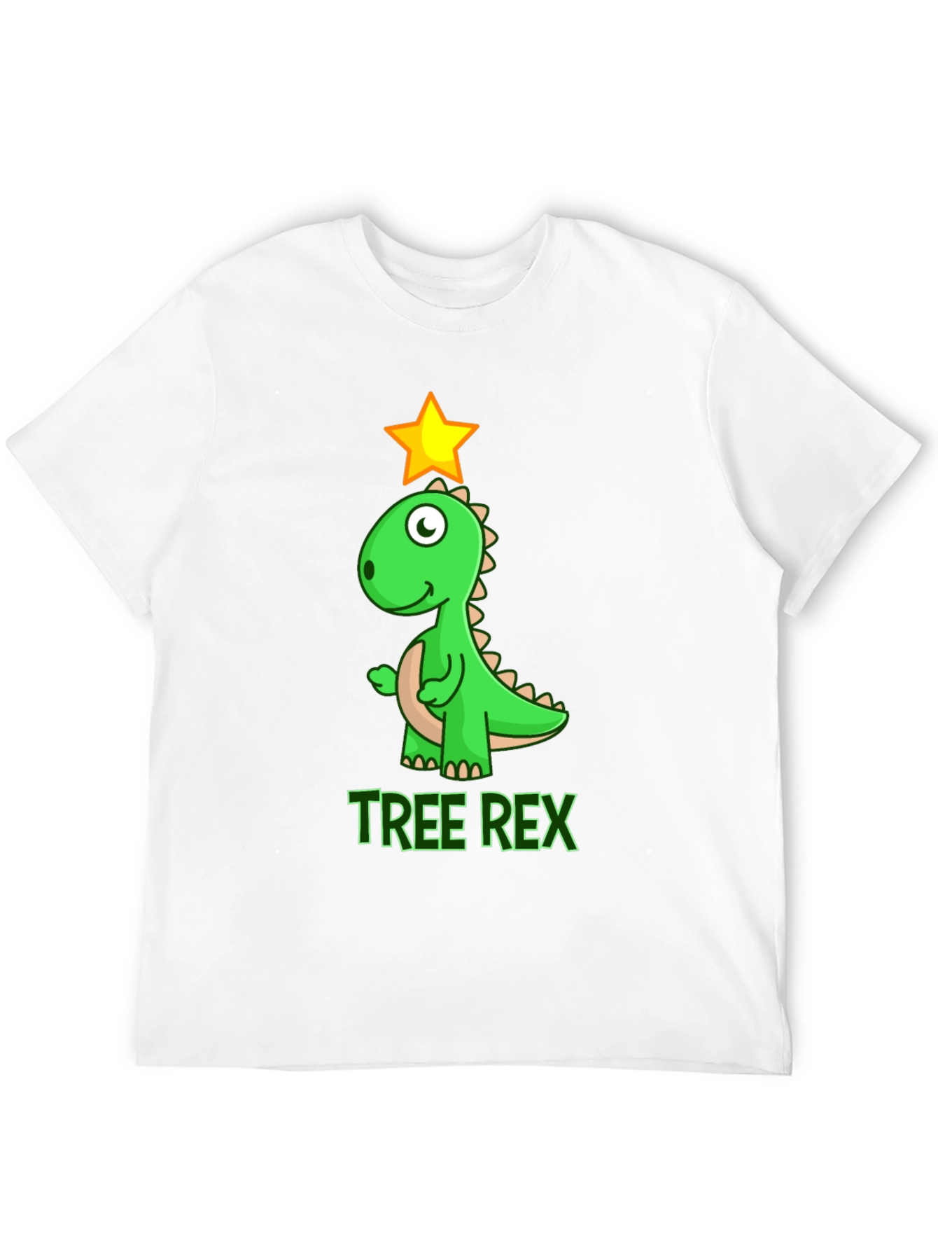 Tree Rex T-Shirt - Festive Dinosaur Tee - 12