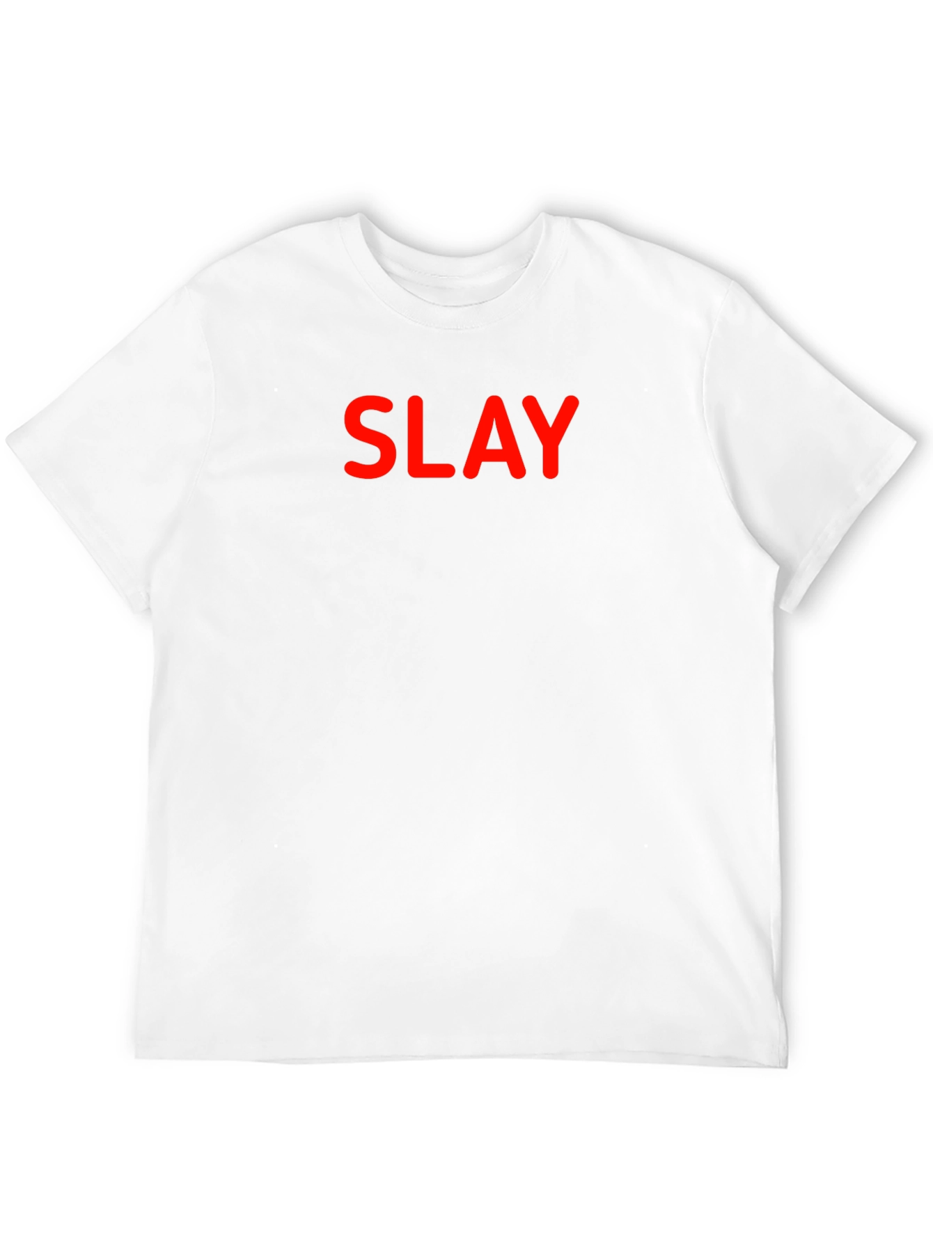 Black Slay Black T-Shirt - Bold Red Graphic Tee view 12