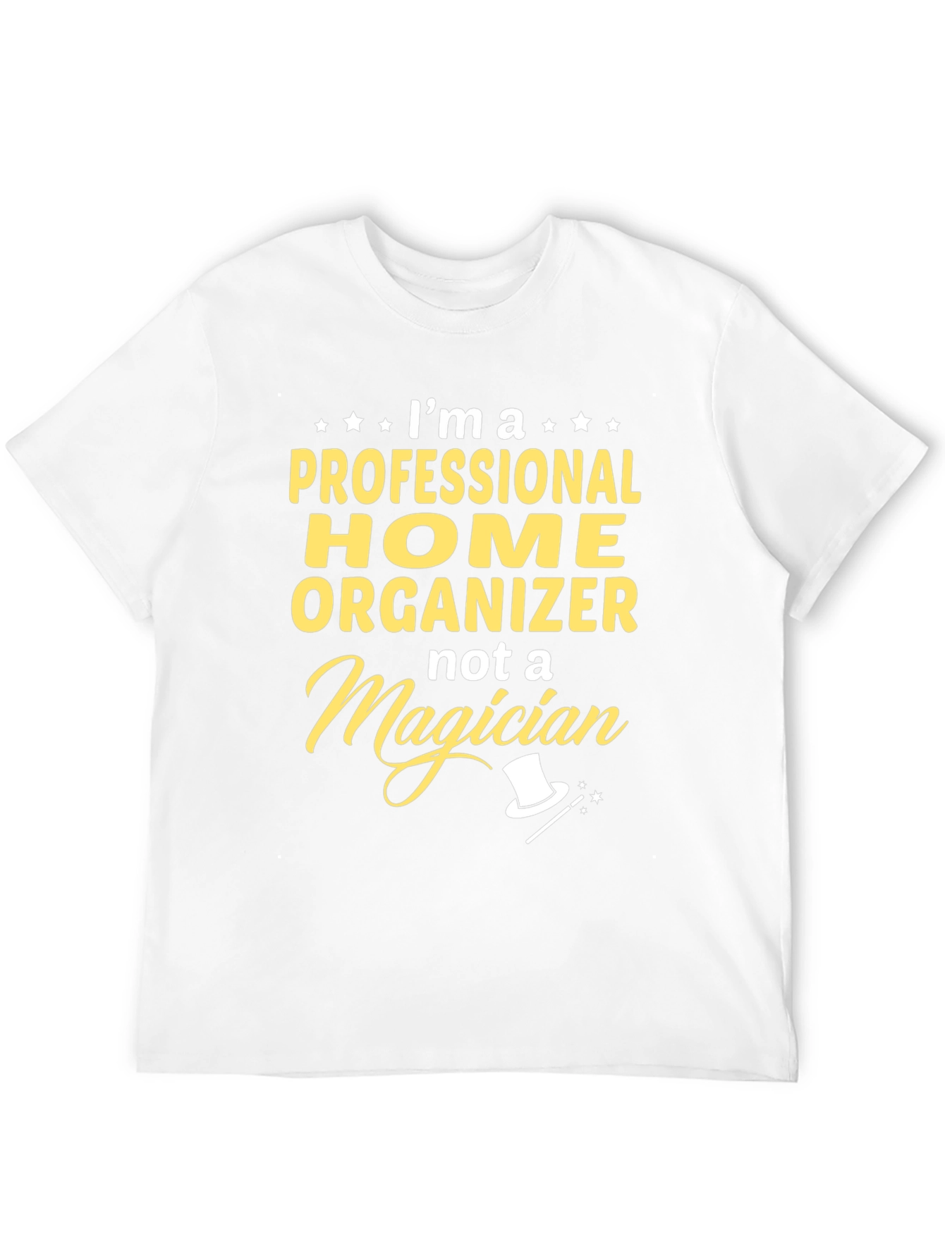 Black Professional Home Organizer T-Shirt - Funny Job Tee view 12