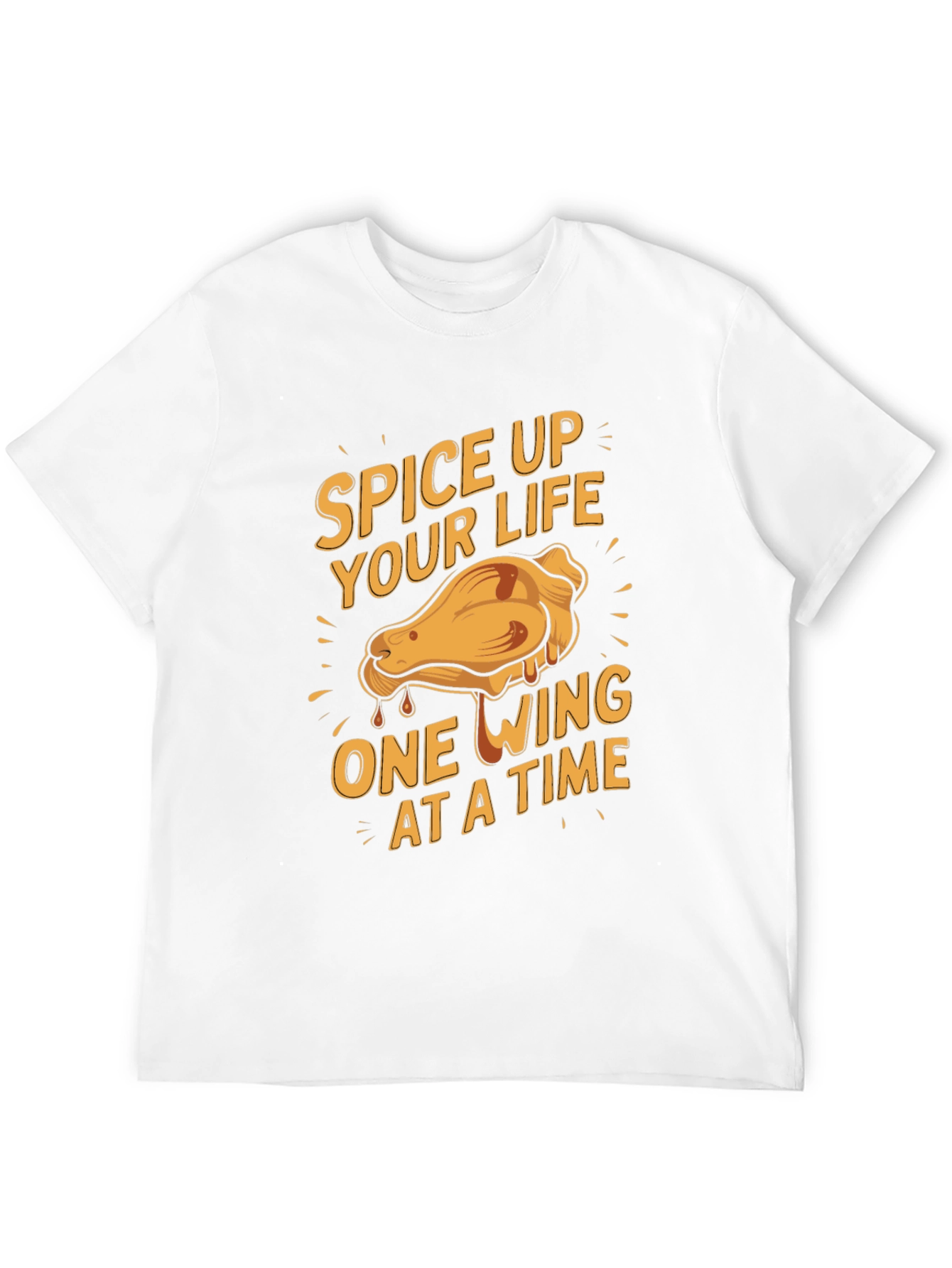 Black Spice Up Your Life Chicken Wing Graphic Tee view 12