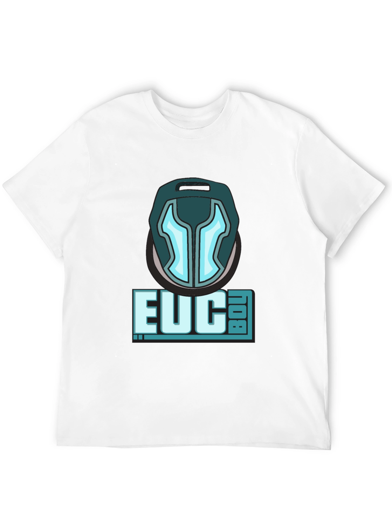 Black EUC Boy Graphic T-Shirt - Electric Unicycle Rider Tee view 12