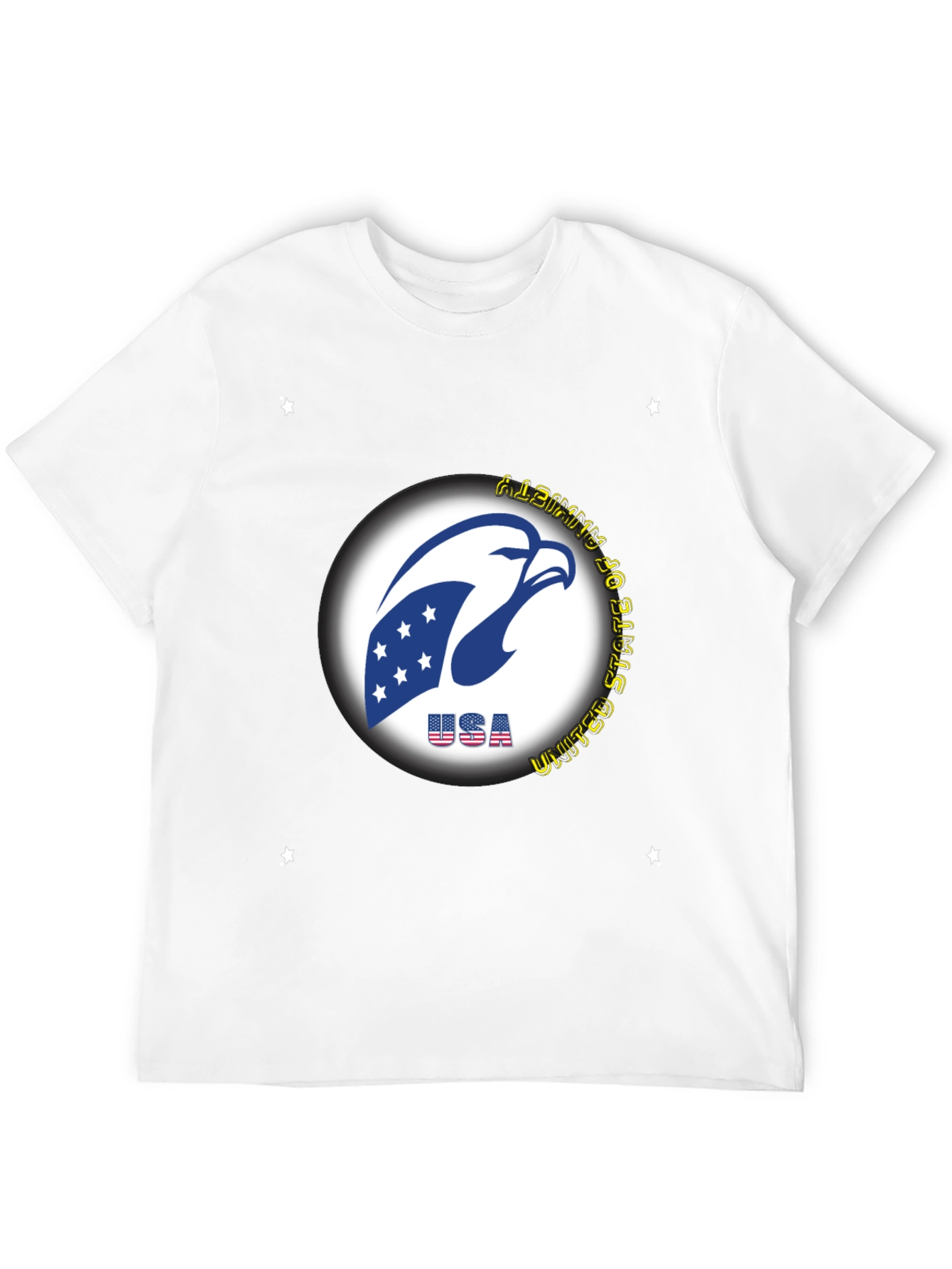 Black USA Eagle Graphic Tee - Patriotic Style view 12