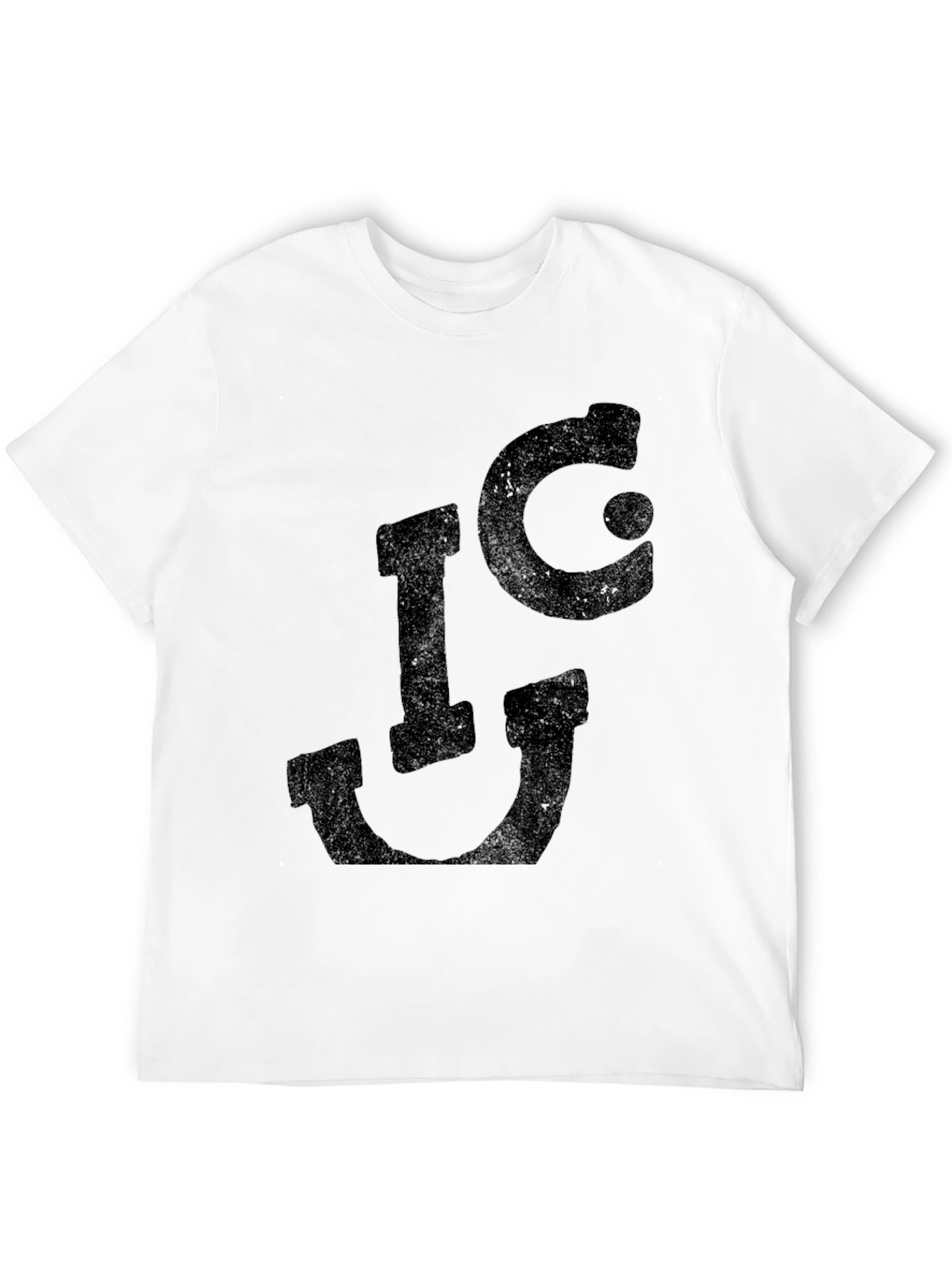 Black Distressed I❤U Graphic Tee - Black view 12
