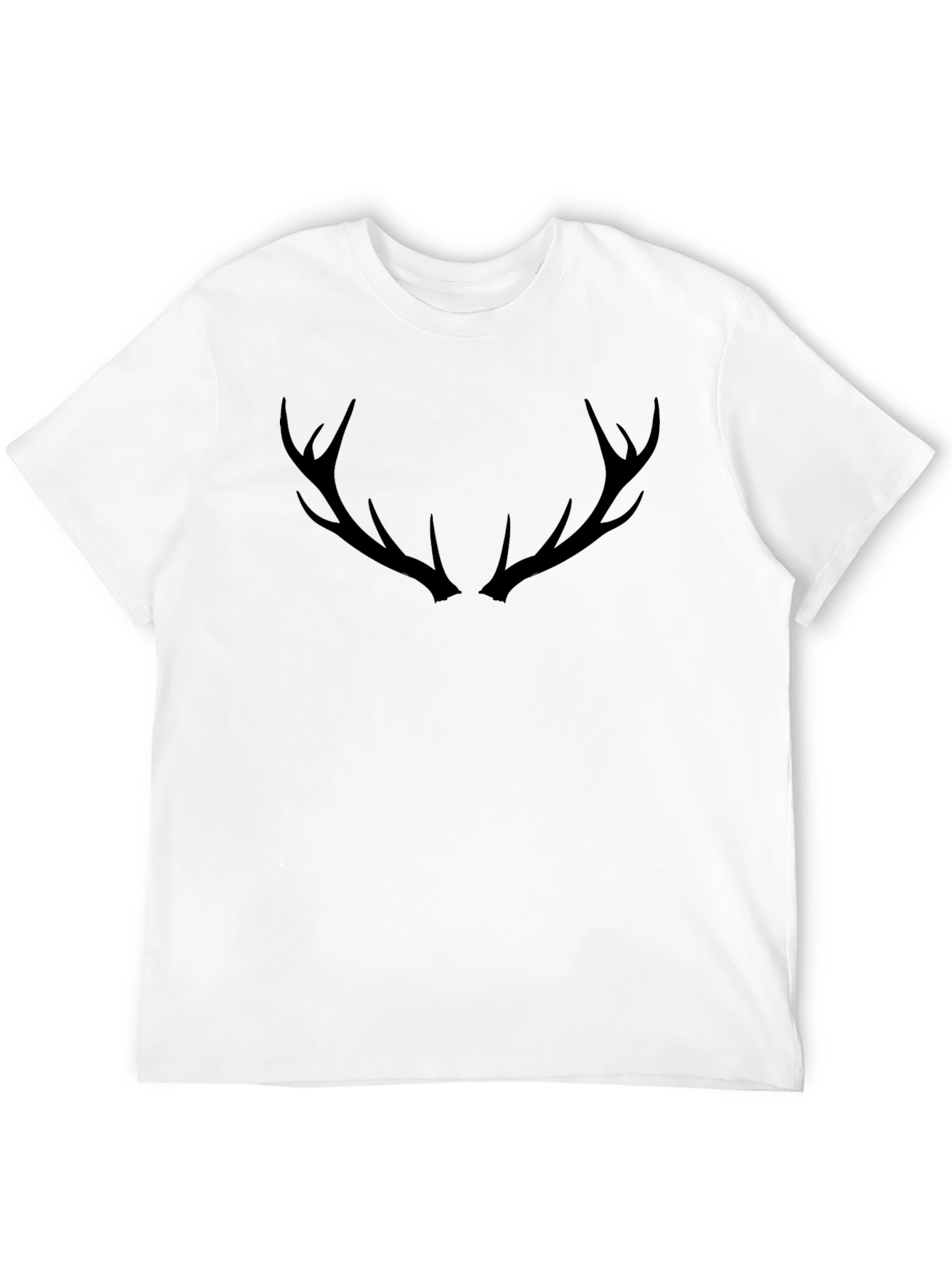 Black Antler Graphic Tee - Black Cotton Blend view 12