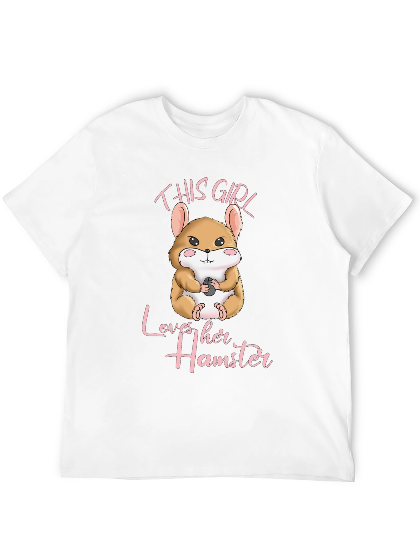Black Cute Hamster Lover T-Shirt view 12