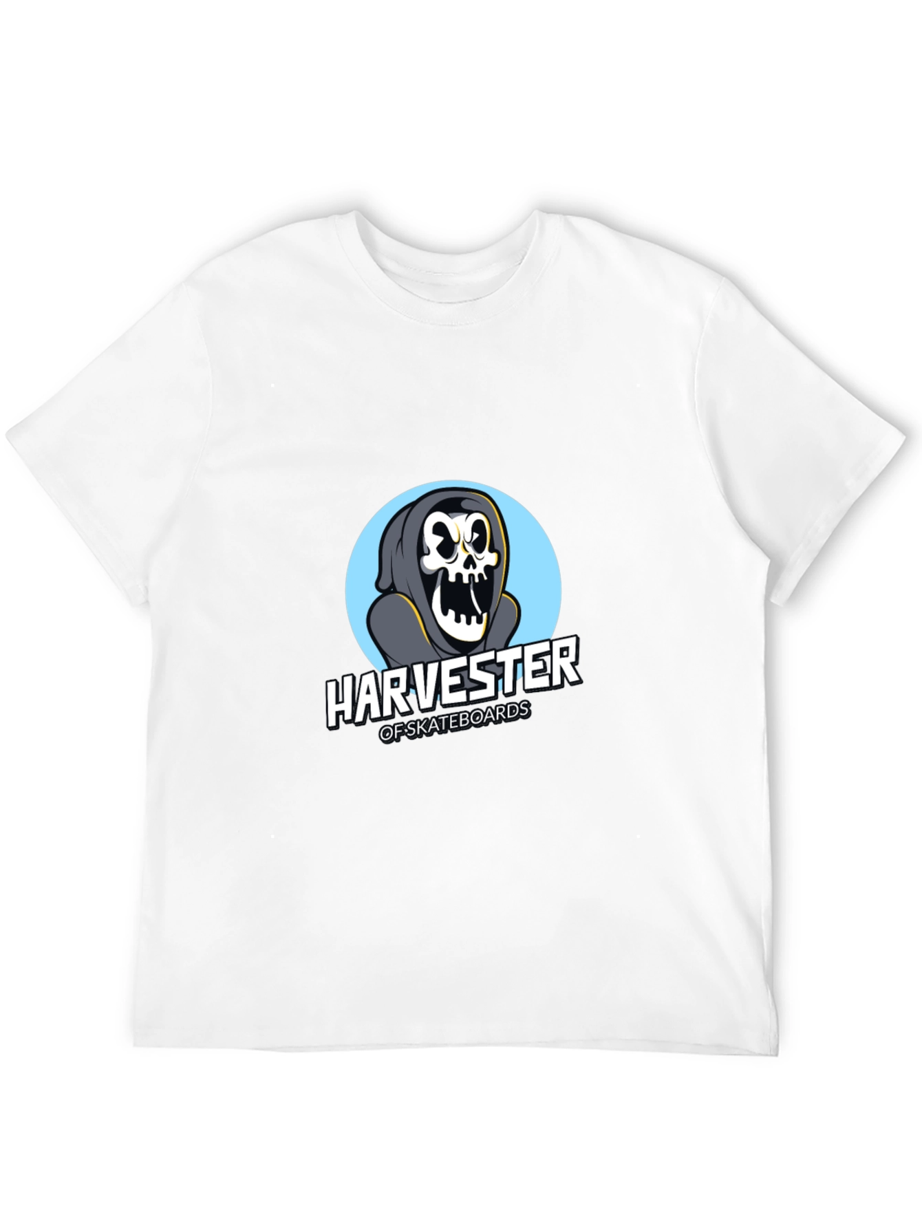 Black Harvester of Skateboards Graphic Tee view 12