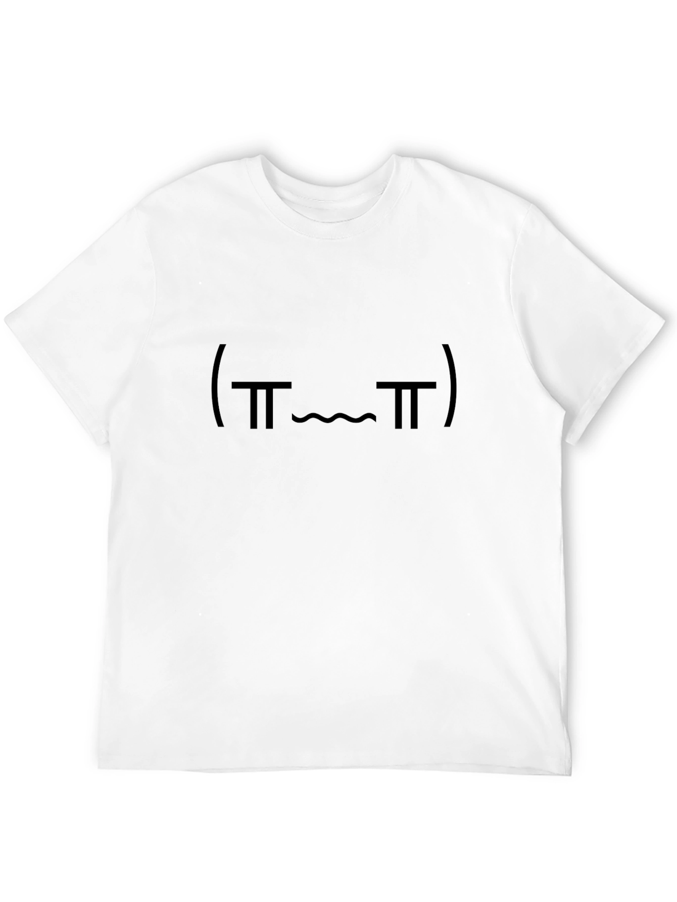 Black Black Emoticon T-Shirt - Funny Expression Tee view 12