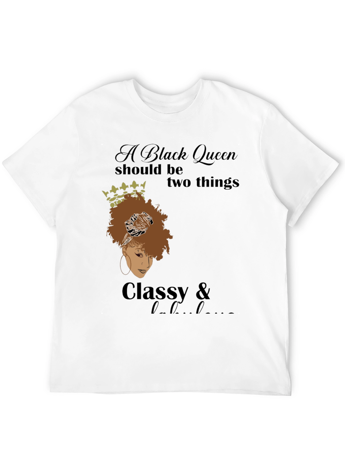 Black Queen Classy & Hood T-Shirt - 12