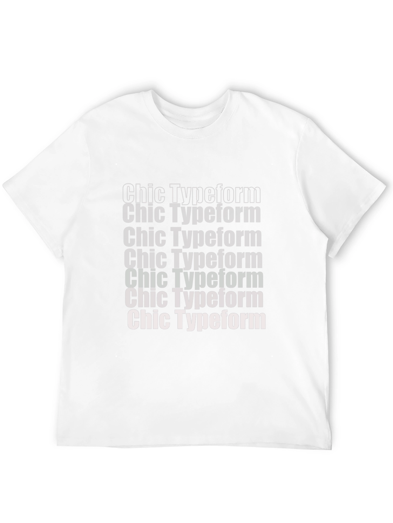 Black Chic Typeform Graphic Tee - Stylish Comfort view 12