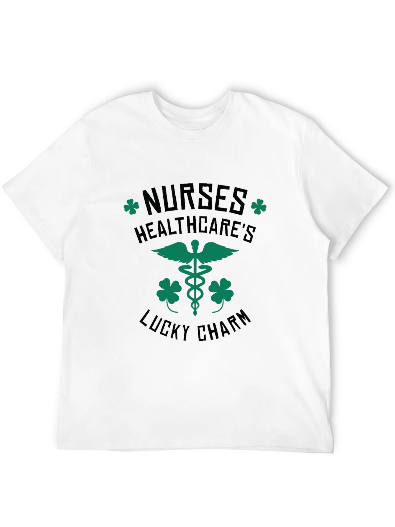 Black Nurses Healthcare's Lucky Charm T-Shirt - St Patrick's Day Tee view 12