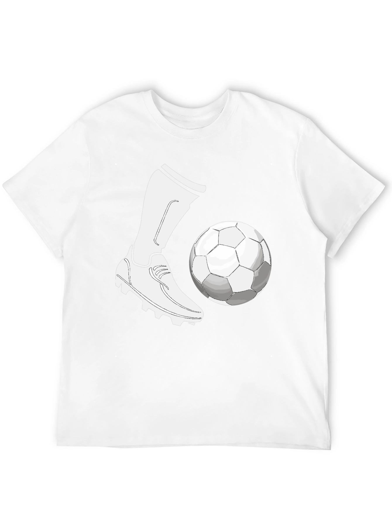 Black Soccer Kick T-Shirt: Sporty Style view 12