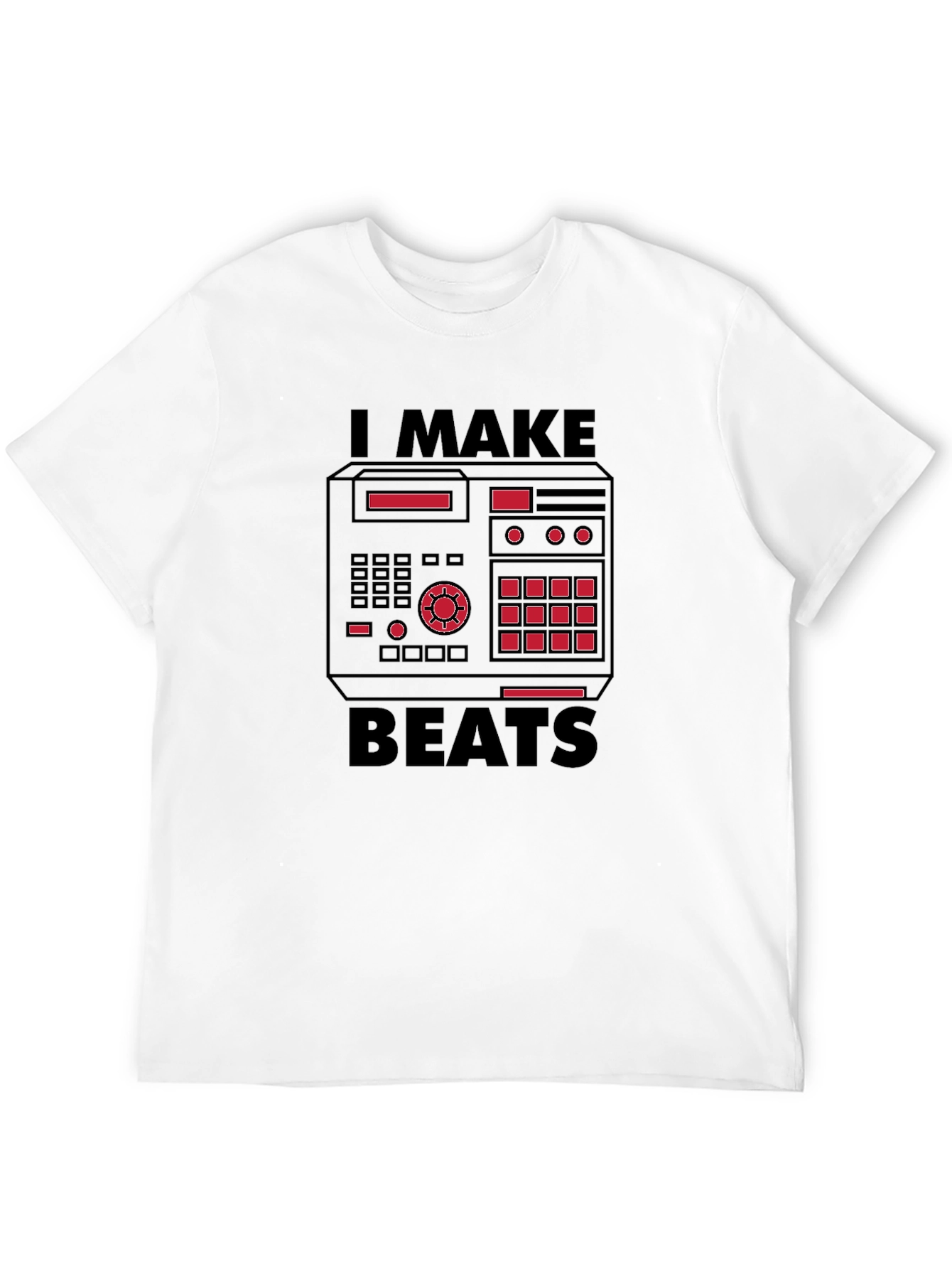 Black I Make Beats Graphic T-Shirt view 12