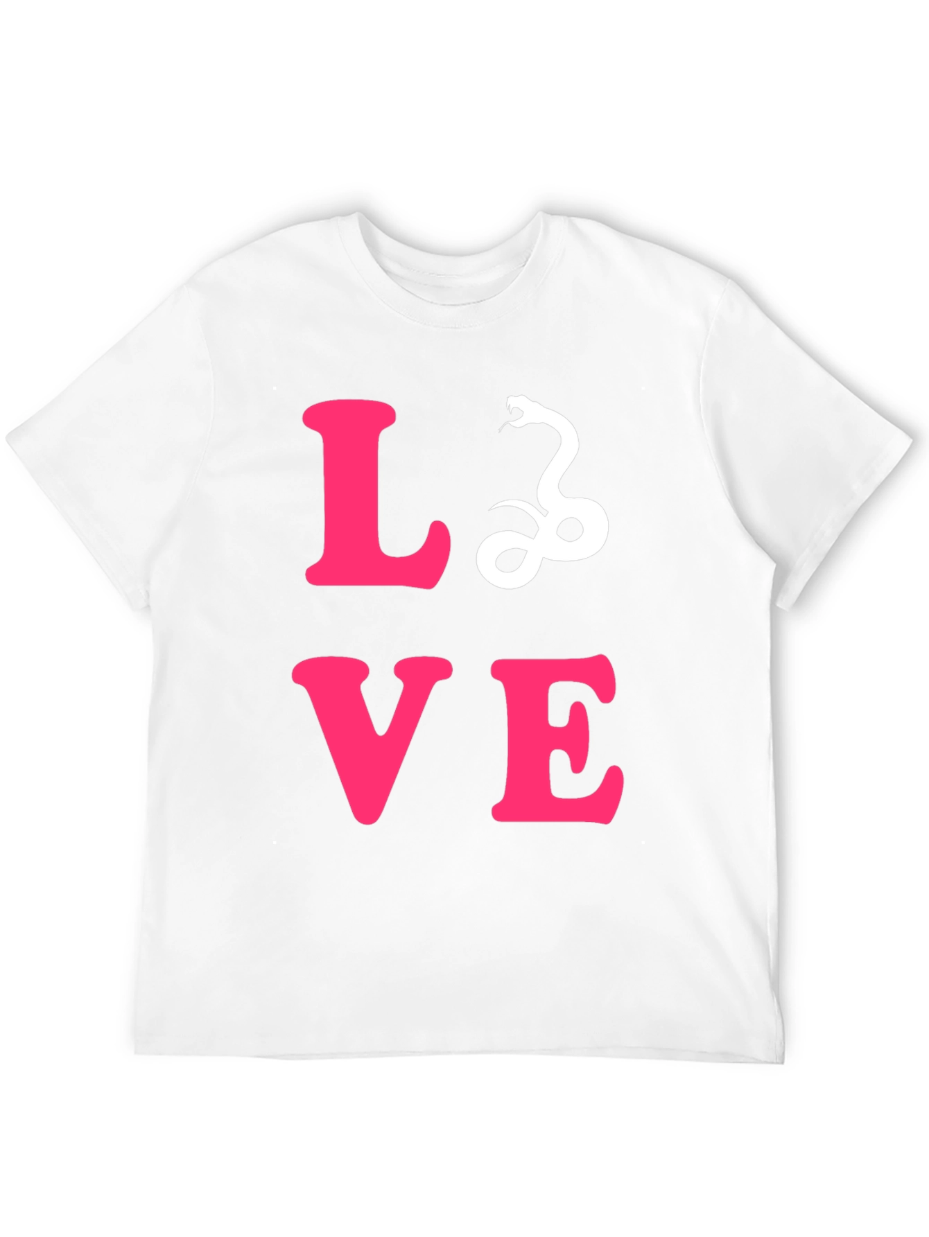 Black Love Snake Graphic Tee - Stylish Unisex T-Shirt view 12