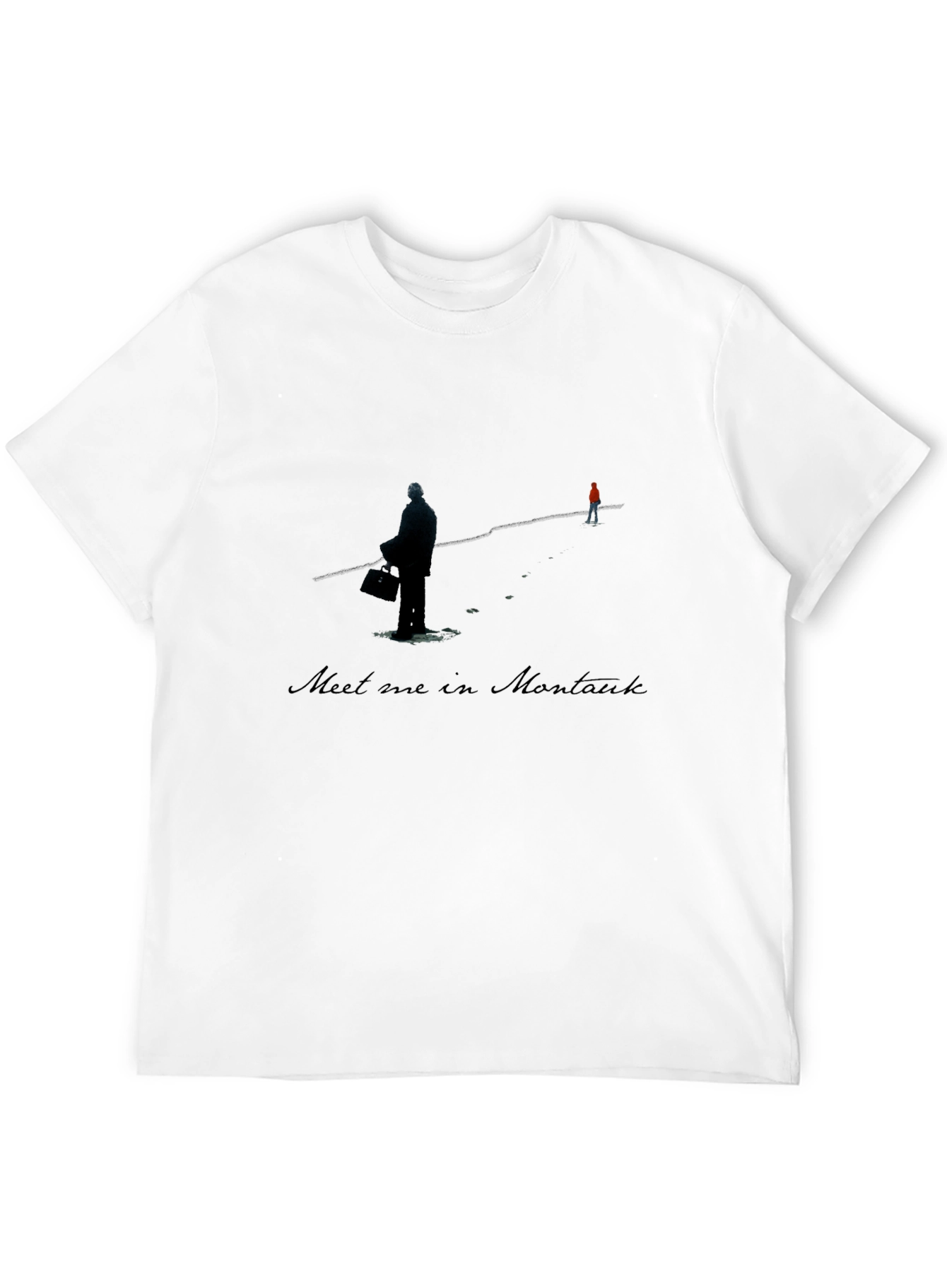 Black Meet Me in Montauk T-Shirt view 12