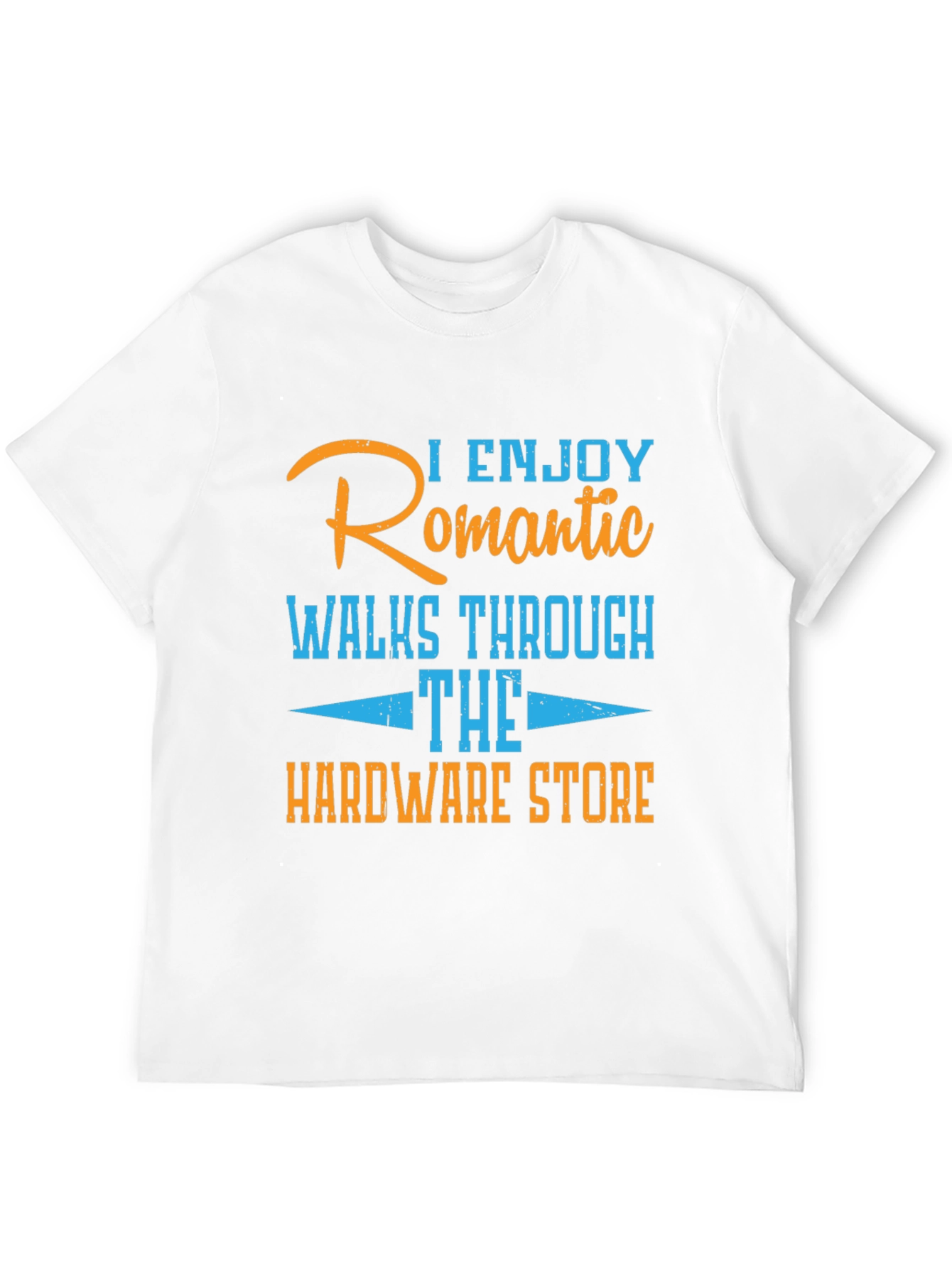 Black Humorous Hardware Store Romantic Walks T-Shirt view 12