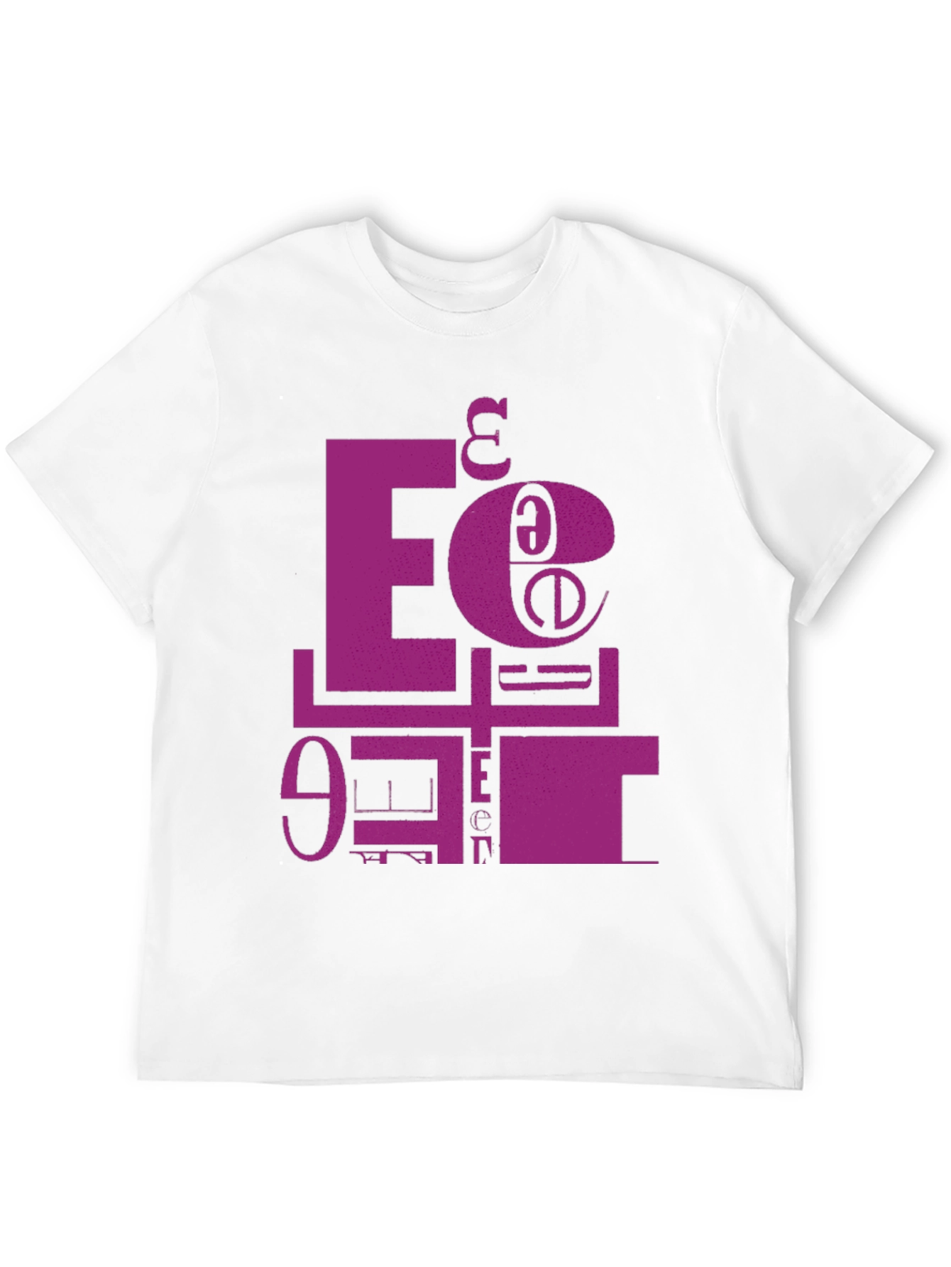 Black Abstract Graphic Print T-Shirt view 12