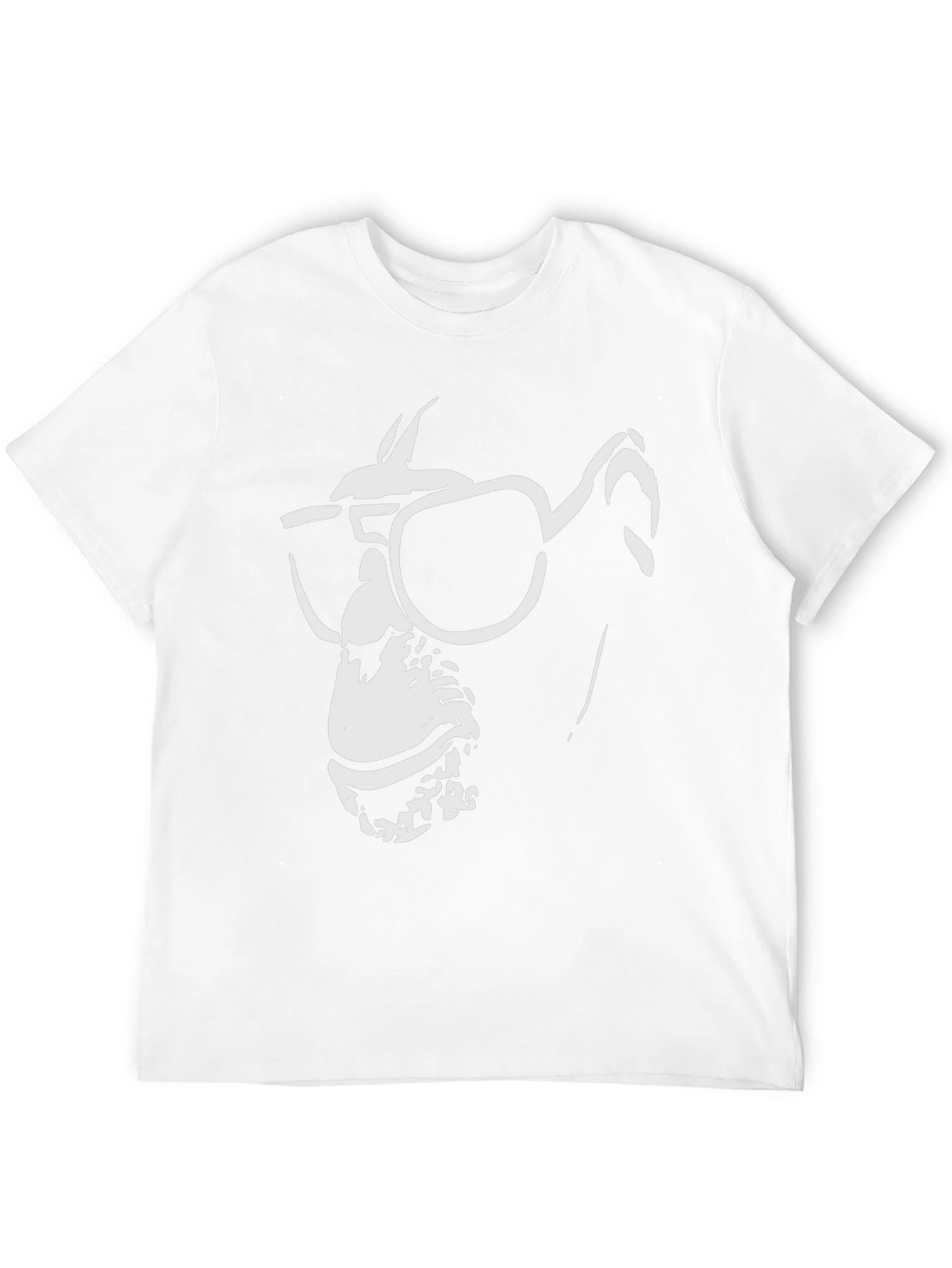Black Cool Chimp Graphic Tee - Black Cotton T-Shirt view 12
