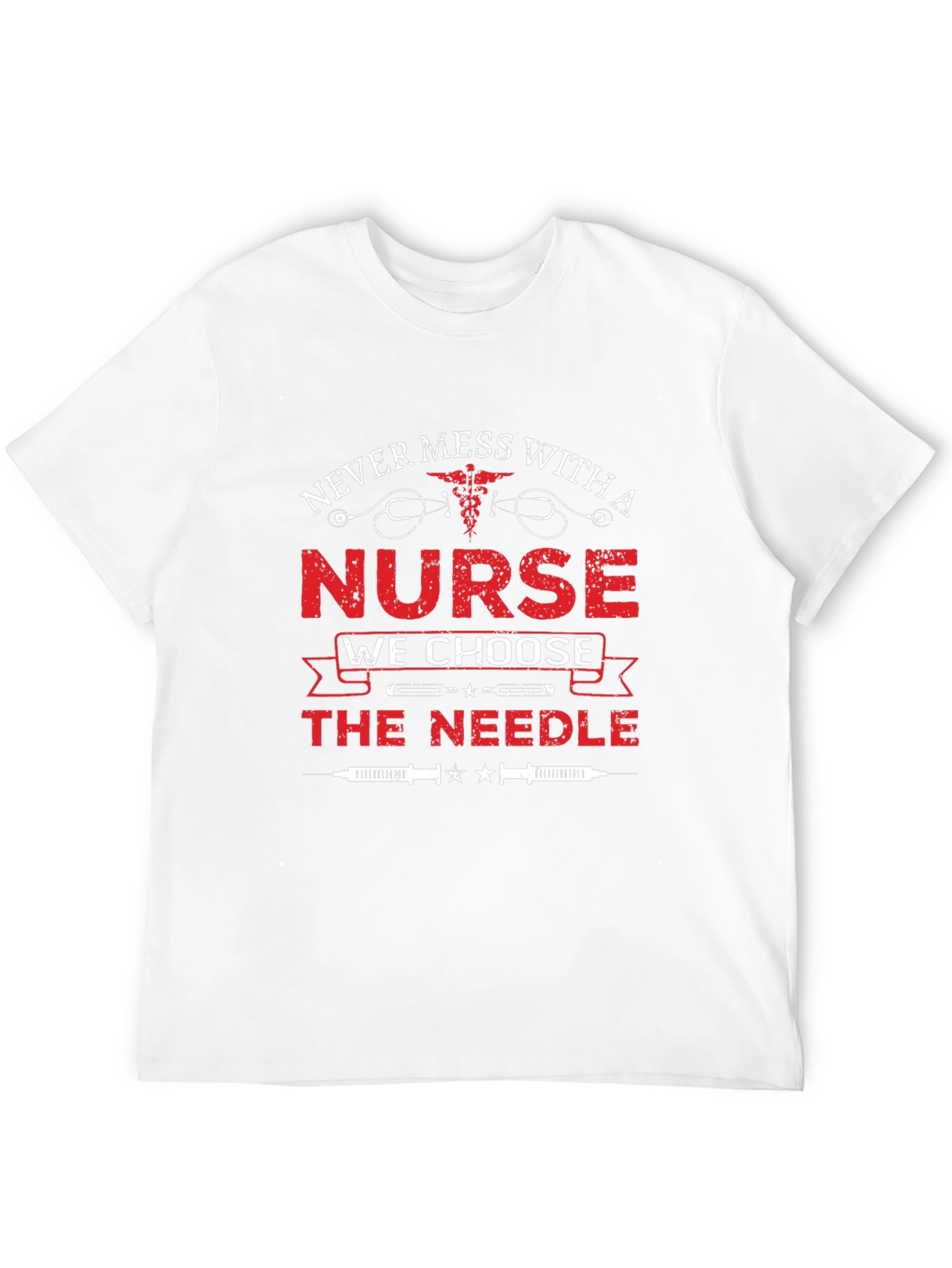 Black Never Mess with a Nurse T-Shirt view 12