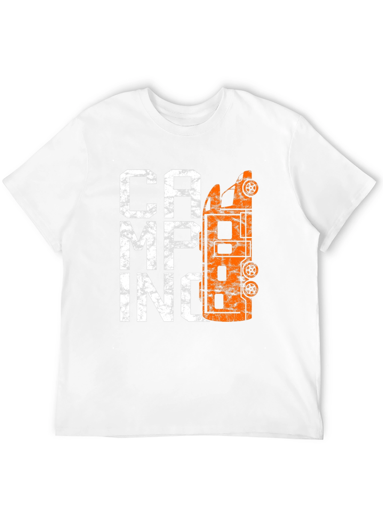 Black Camping Adventure T-Shirt - Black Graphic Tee view 12