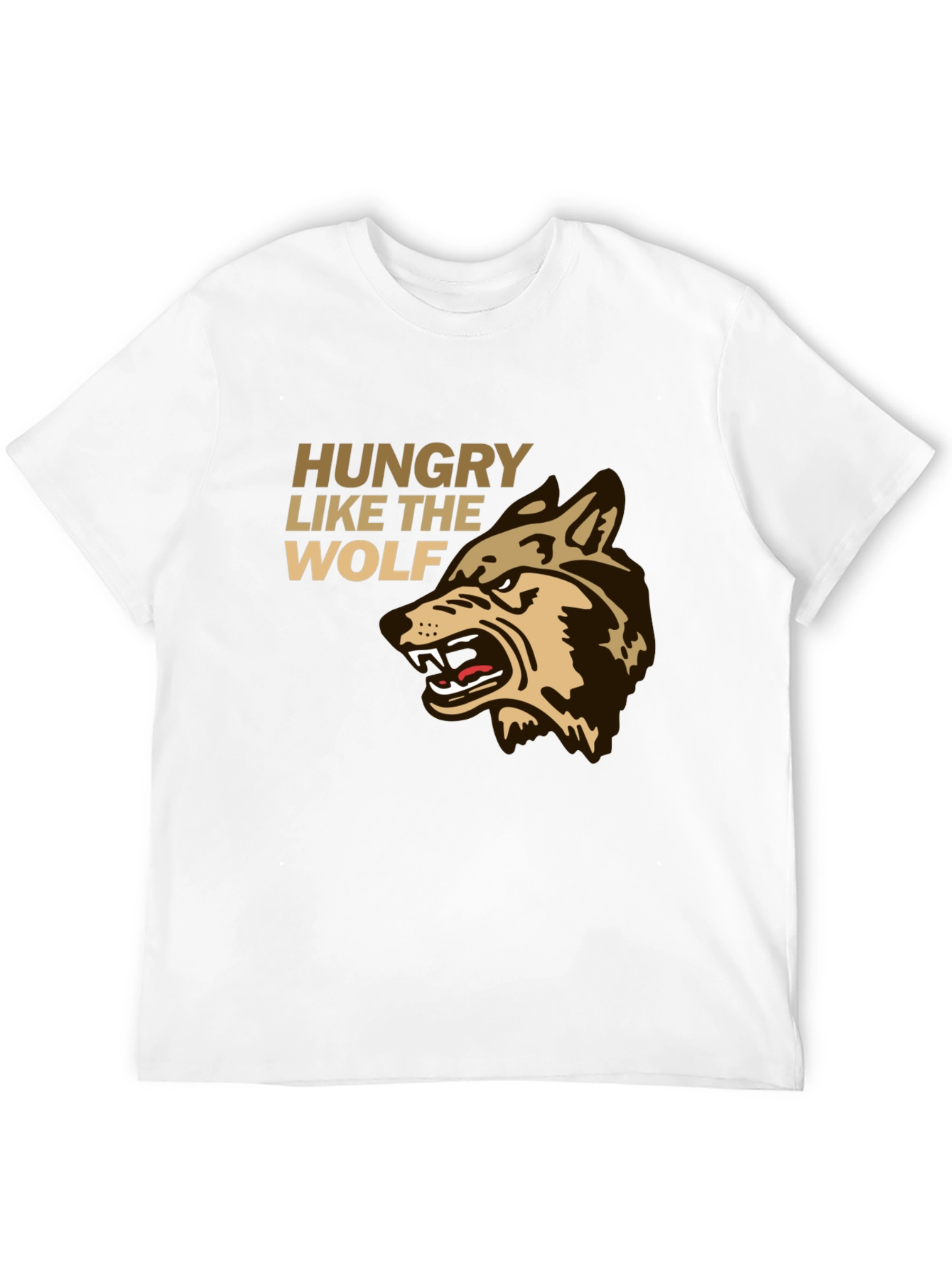 Black Hungry Like the Wolf Graphic Tee - Black view 12