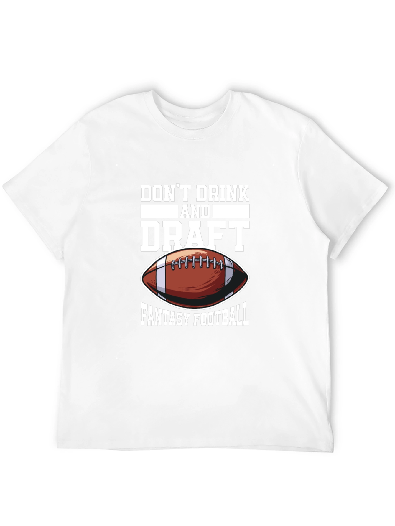 Black Don't Drink & Draft Fantasy Football Graphic Tee view 12