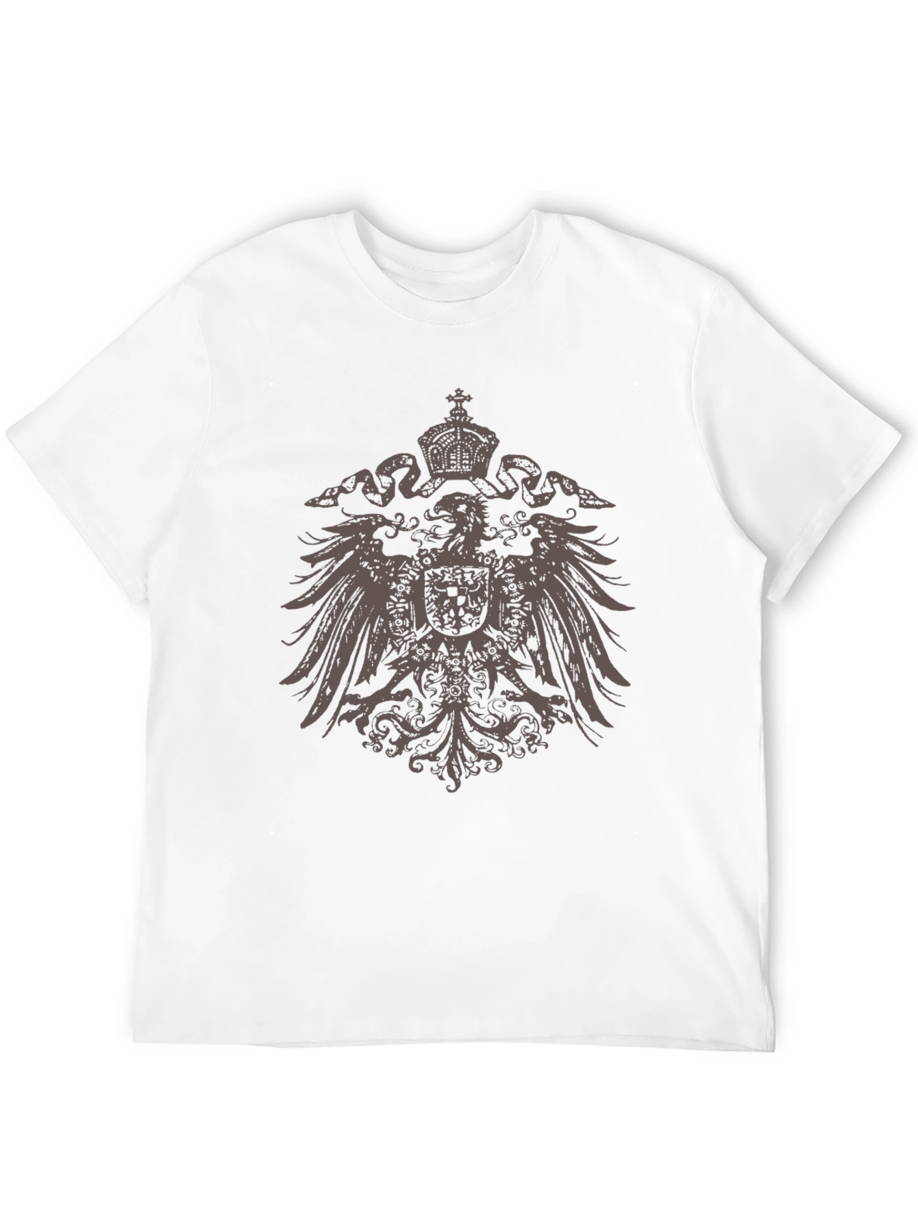 Black Black Eagle Crest Graphic T-Shirt view 12