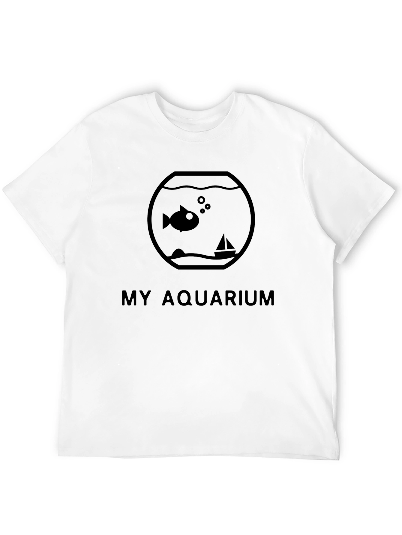 Black My Aquarium Graphic T-Shirt view 12