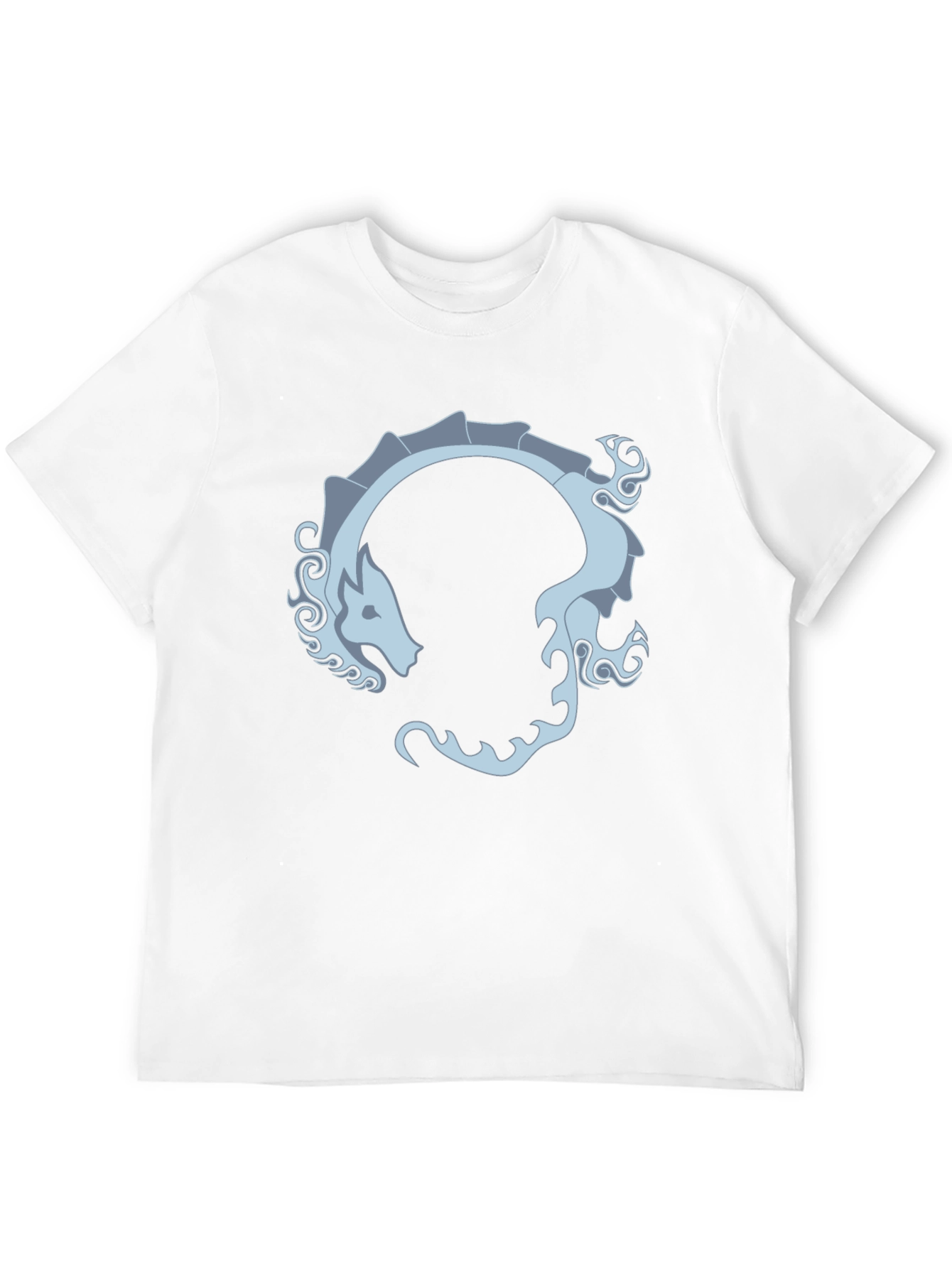 Black Dragon Circle Graphic Tee - Black Cotton view 12