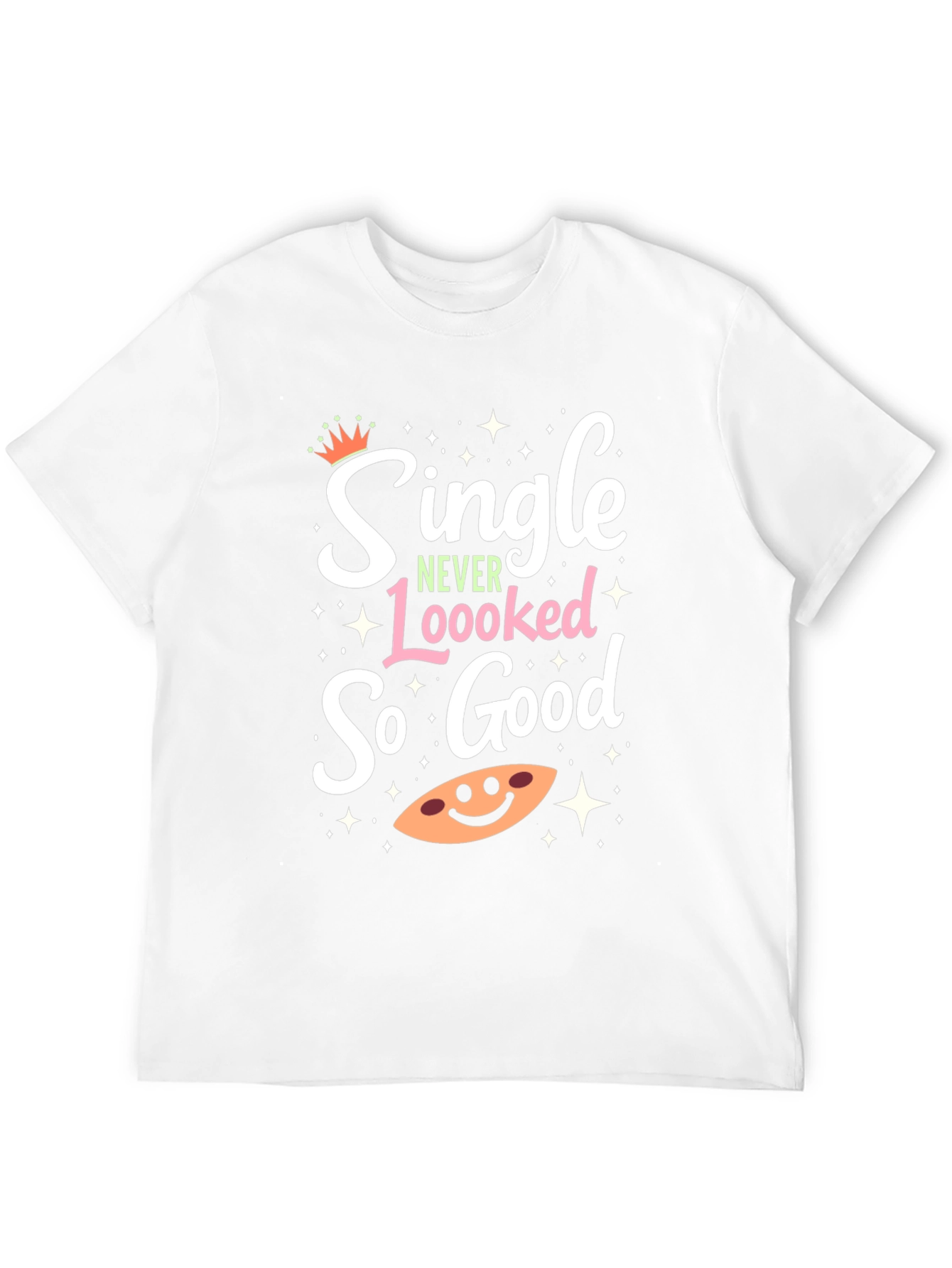 Black Single Never Looked So Good Graphic Tee - Black view 12