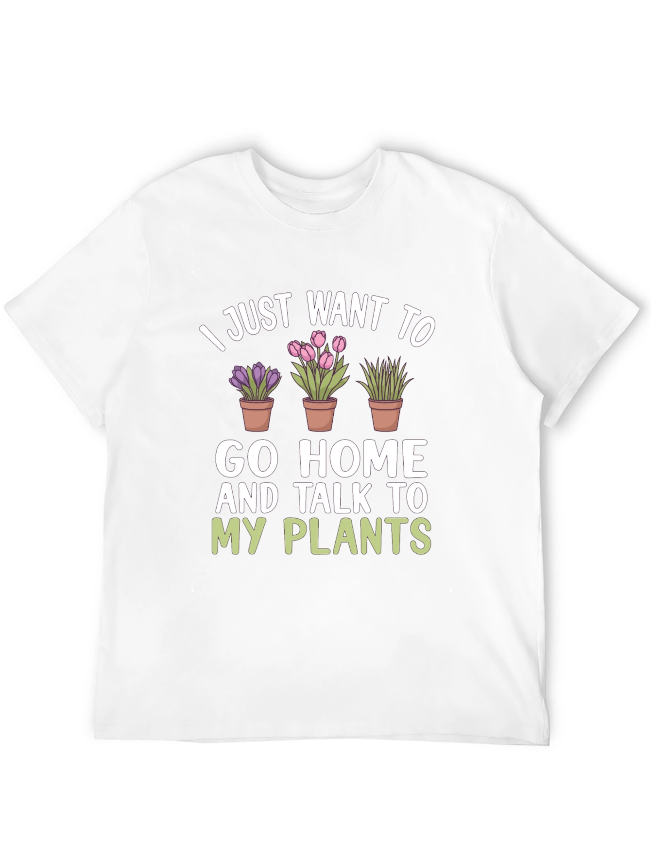 Black Plant Lover T-Shirt: Home and Plants view 12