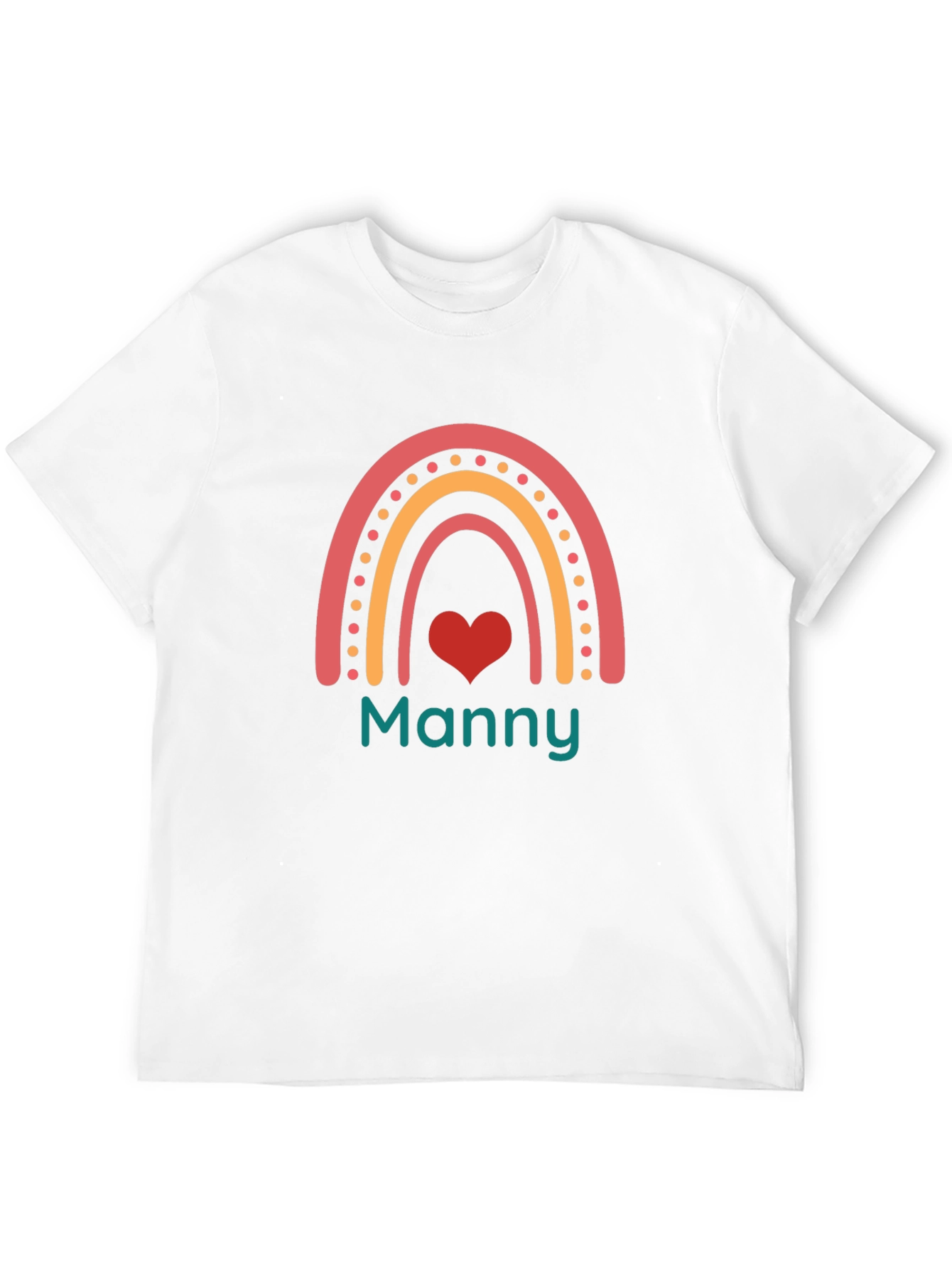 Black Rainbow Manny Graphic Tee - Black Cotton Blend view 12