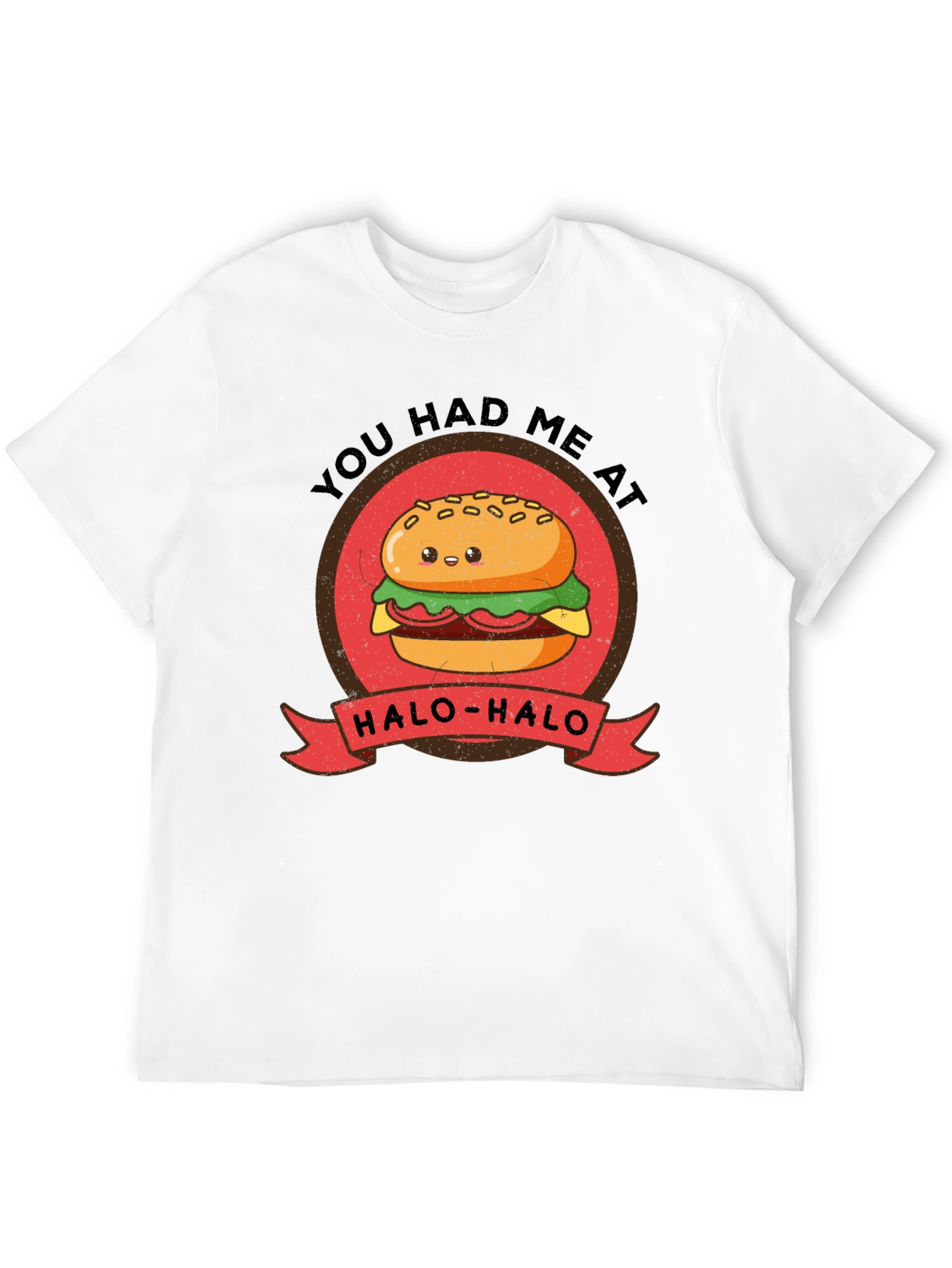 Black You Had Me At Halo-Halo T-Shirt - Funny Foodie Tee view 12