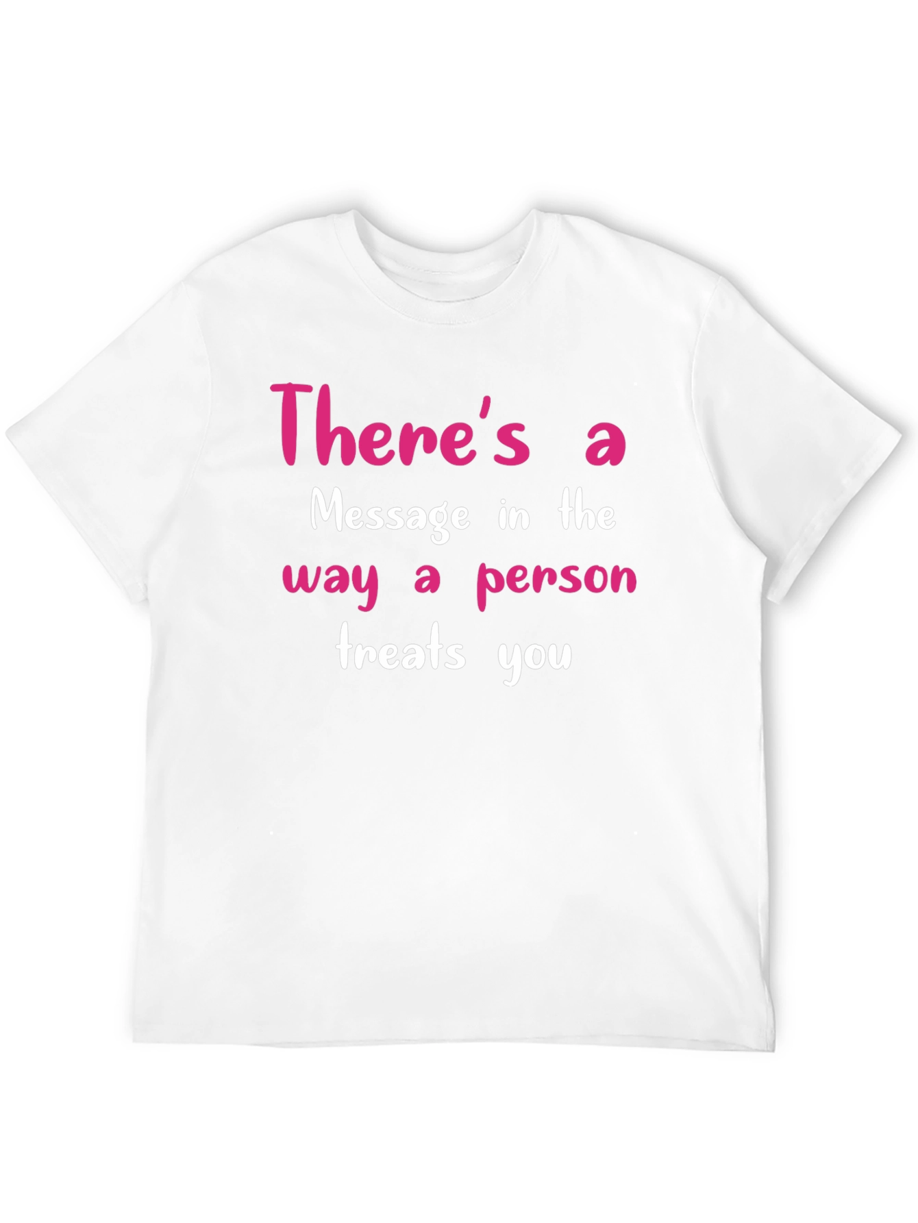 Black Inspirational Message T-Shirt - Treat Others Well view 12