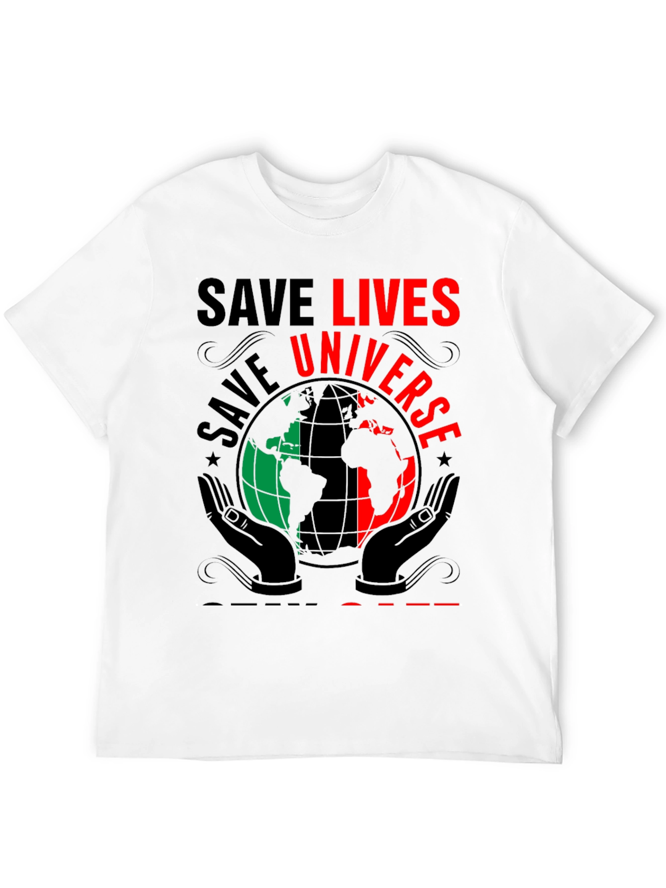 Black Save Lives Universe T-Shirt view 12