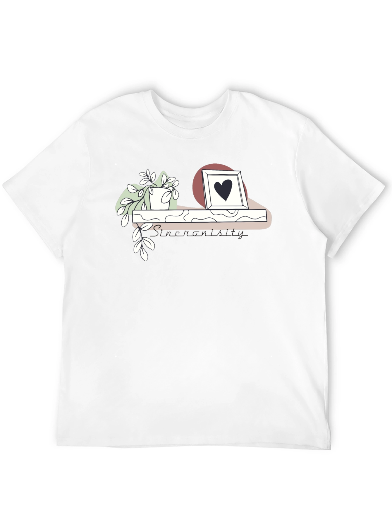 Black Shelf Plant Graphic Tee - Modern Style view 12